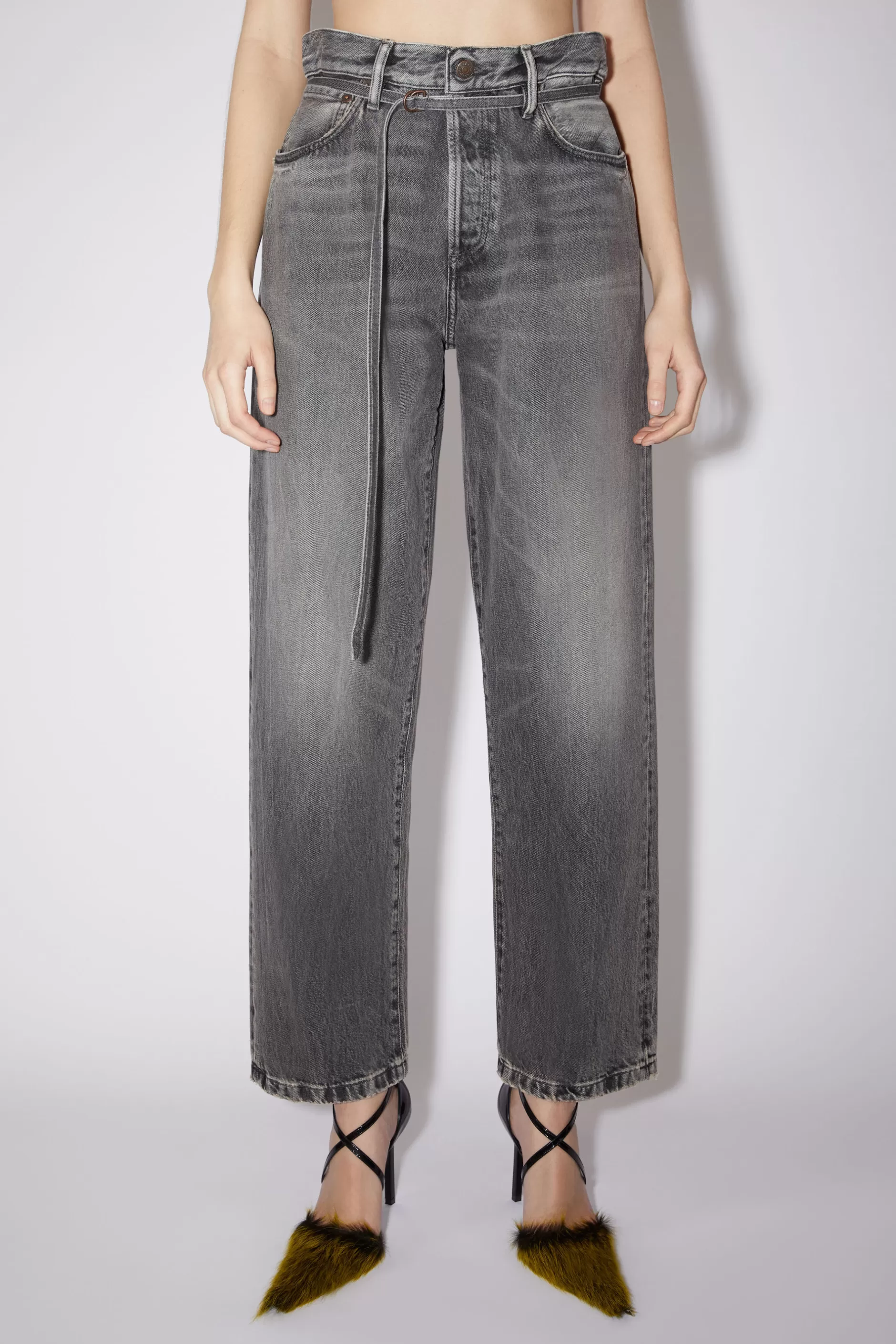 Acne Studios Jeans Mit Lockerer Passform Schwarz Best Sale