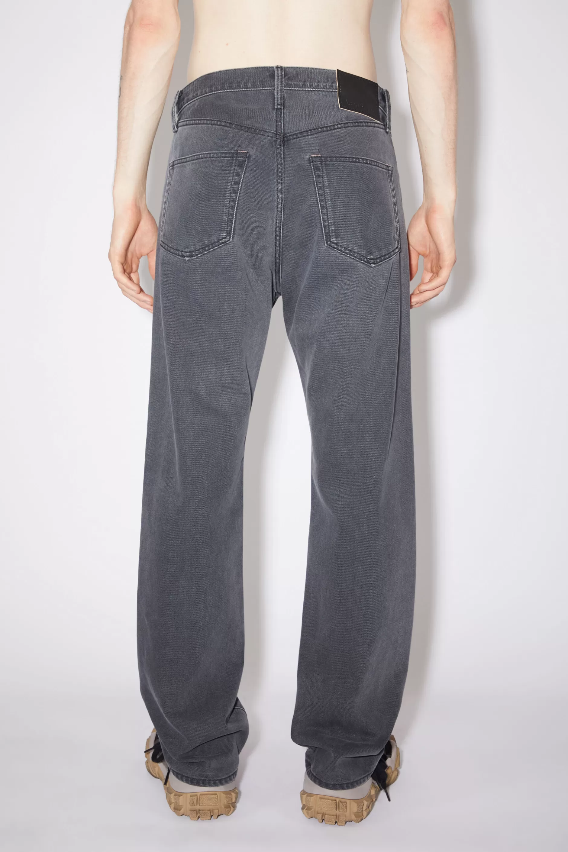 Acne Studios Jeans Mit Lockerer Passform Dunkelgrau Discount