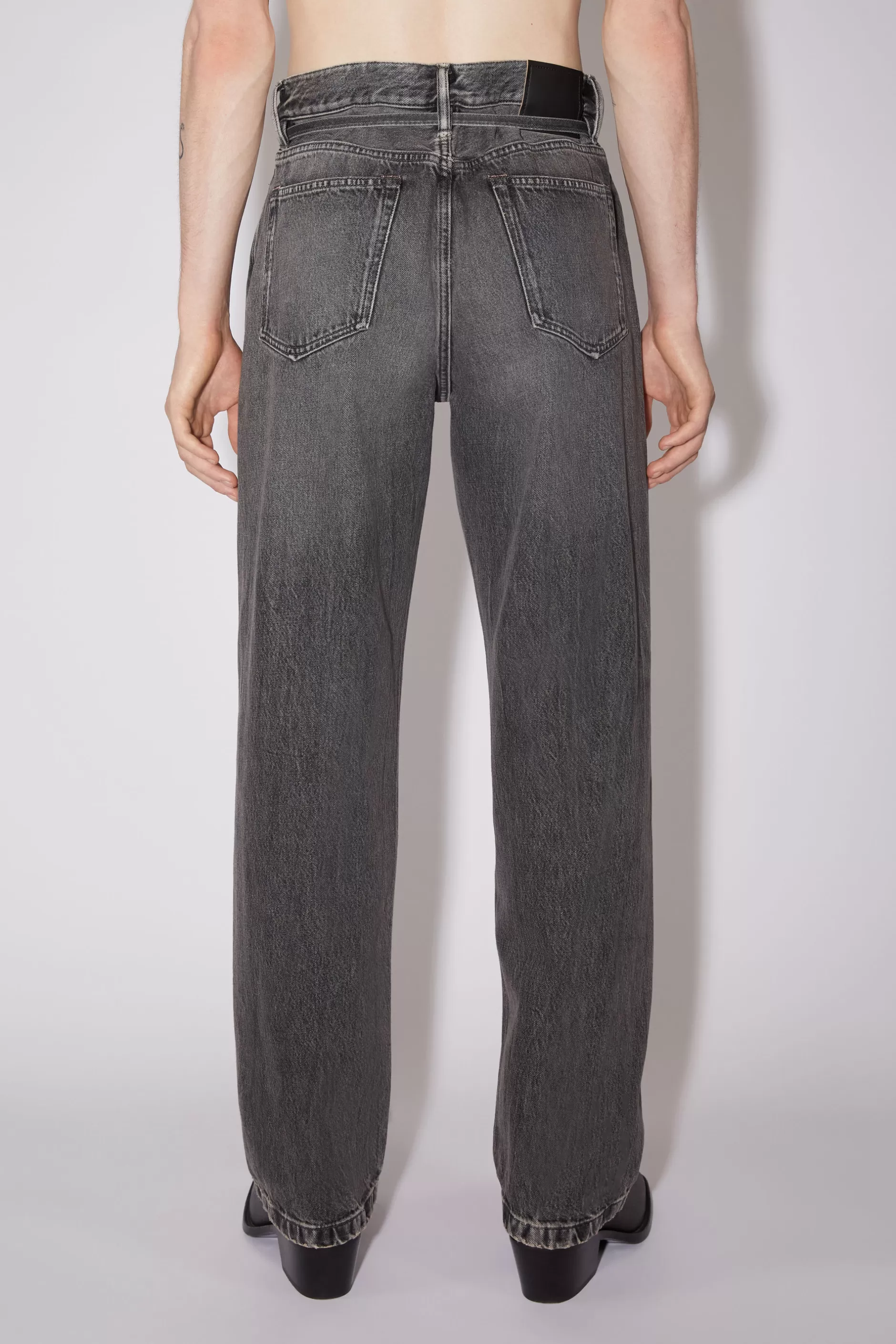 Acne Studios Jeans Mit Lockerer Passform Schwarz Hot