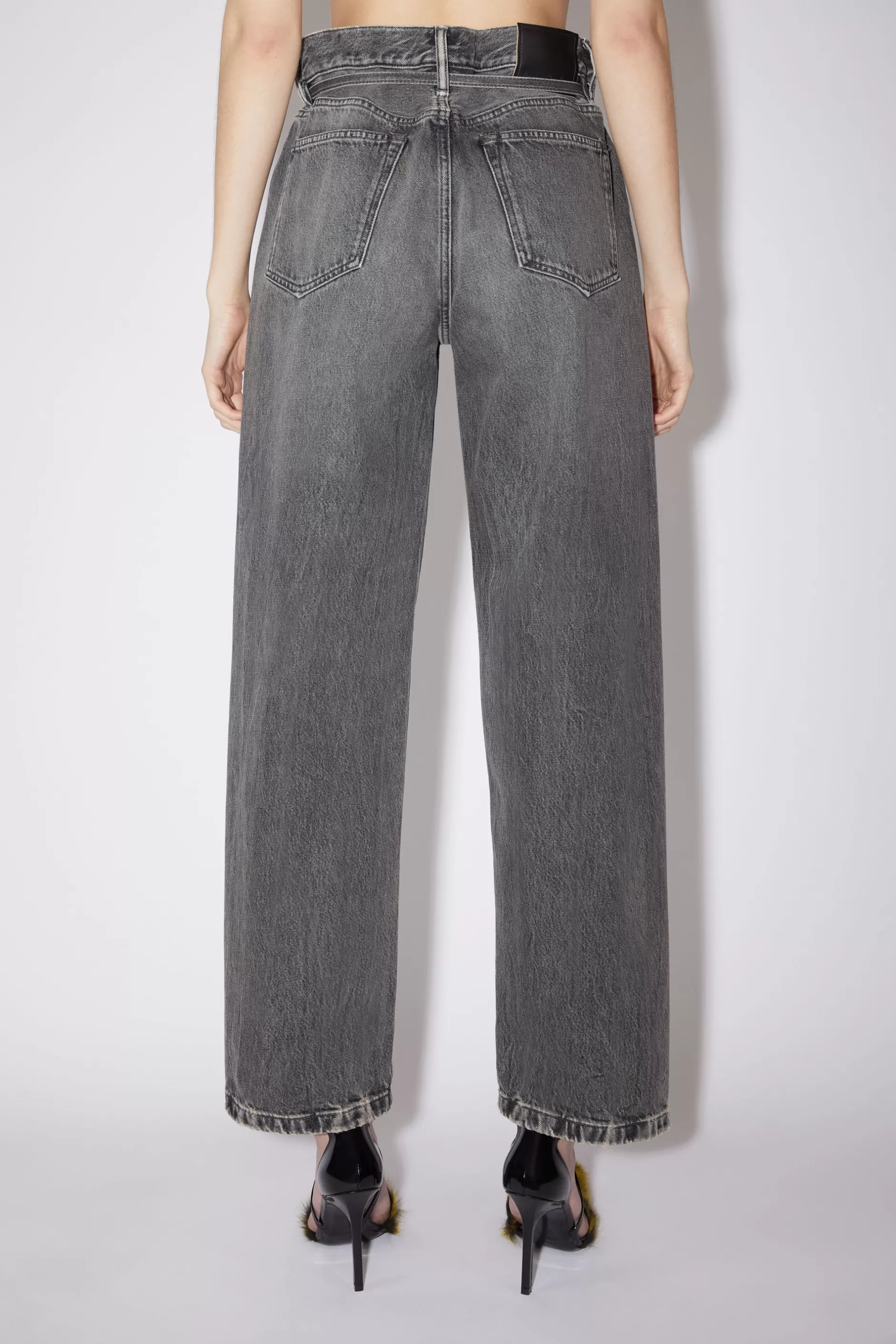 Acne Studios Jeans Mit Lockerer Passform Schwarz Best Sale