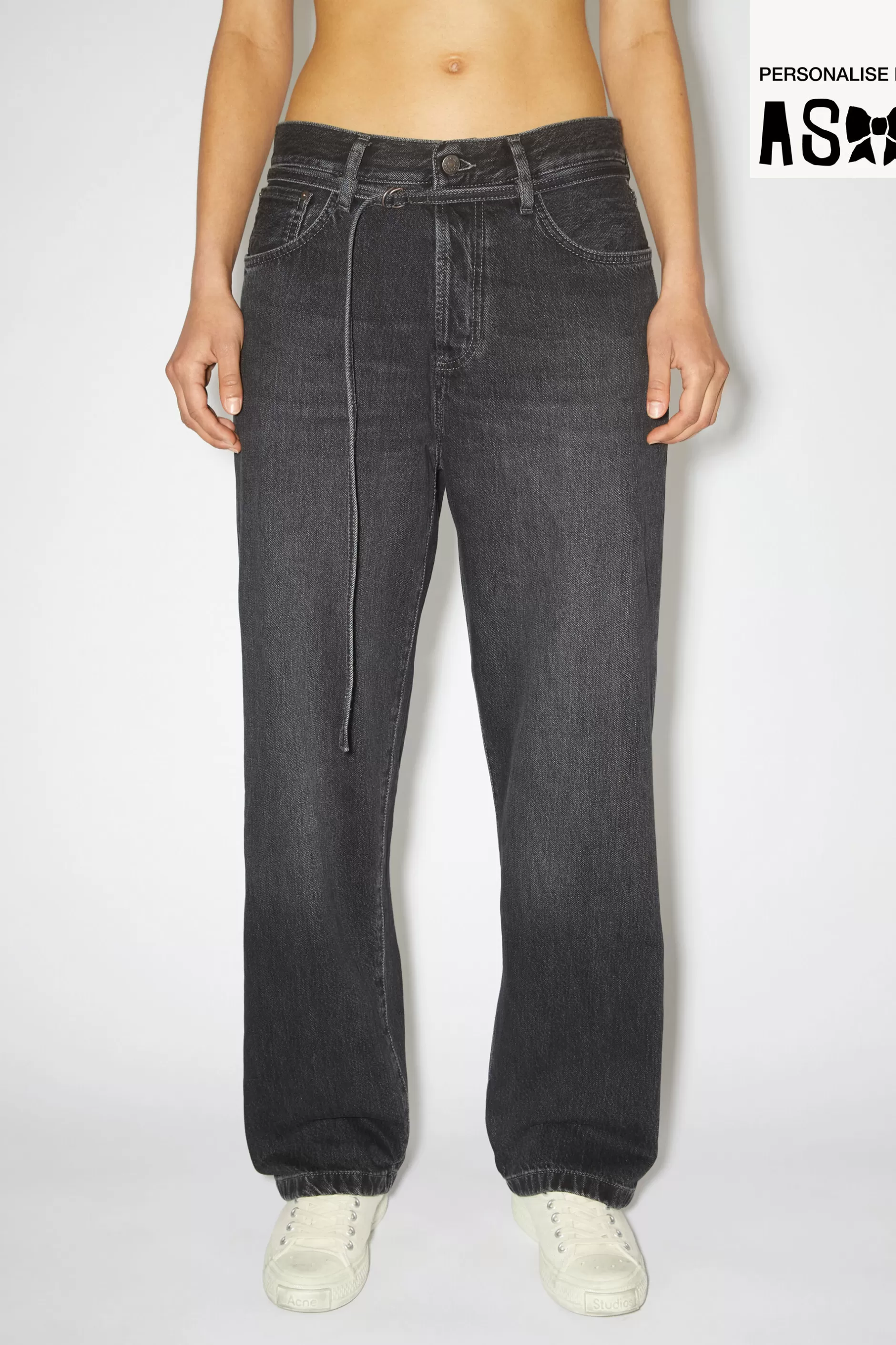 Acne Studios Jeans Mit Lockerer Passform - 1991 Toj Schwarz Cheap