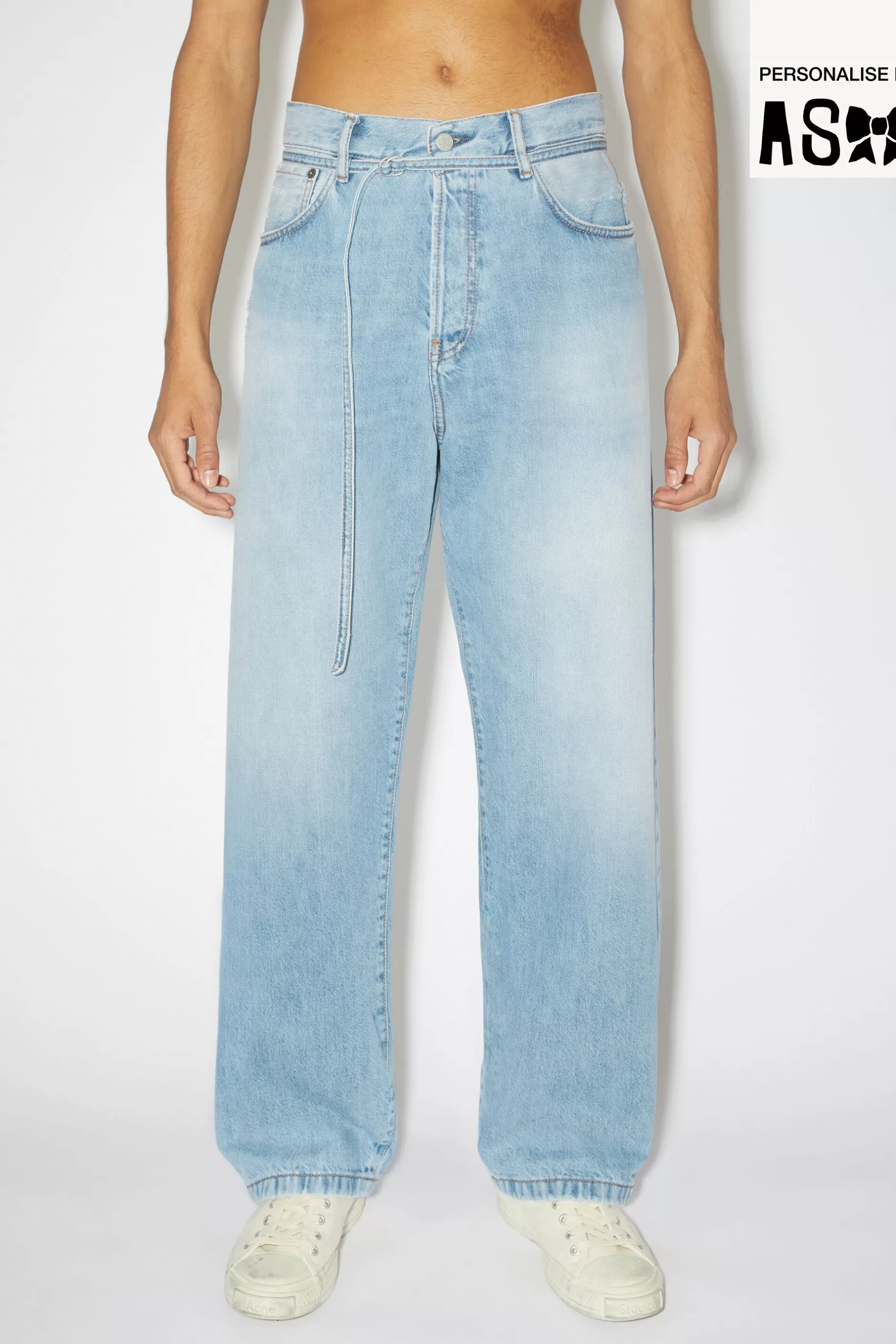 Acne Studios Jeans Mit Lockerer Passform - 1991 Toj Hellblau Outlet