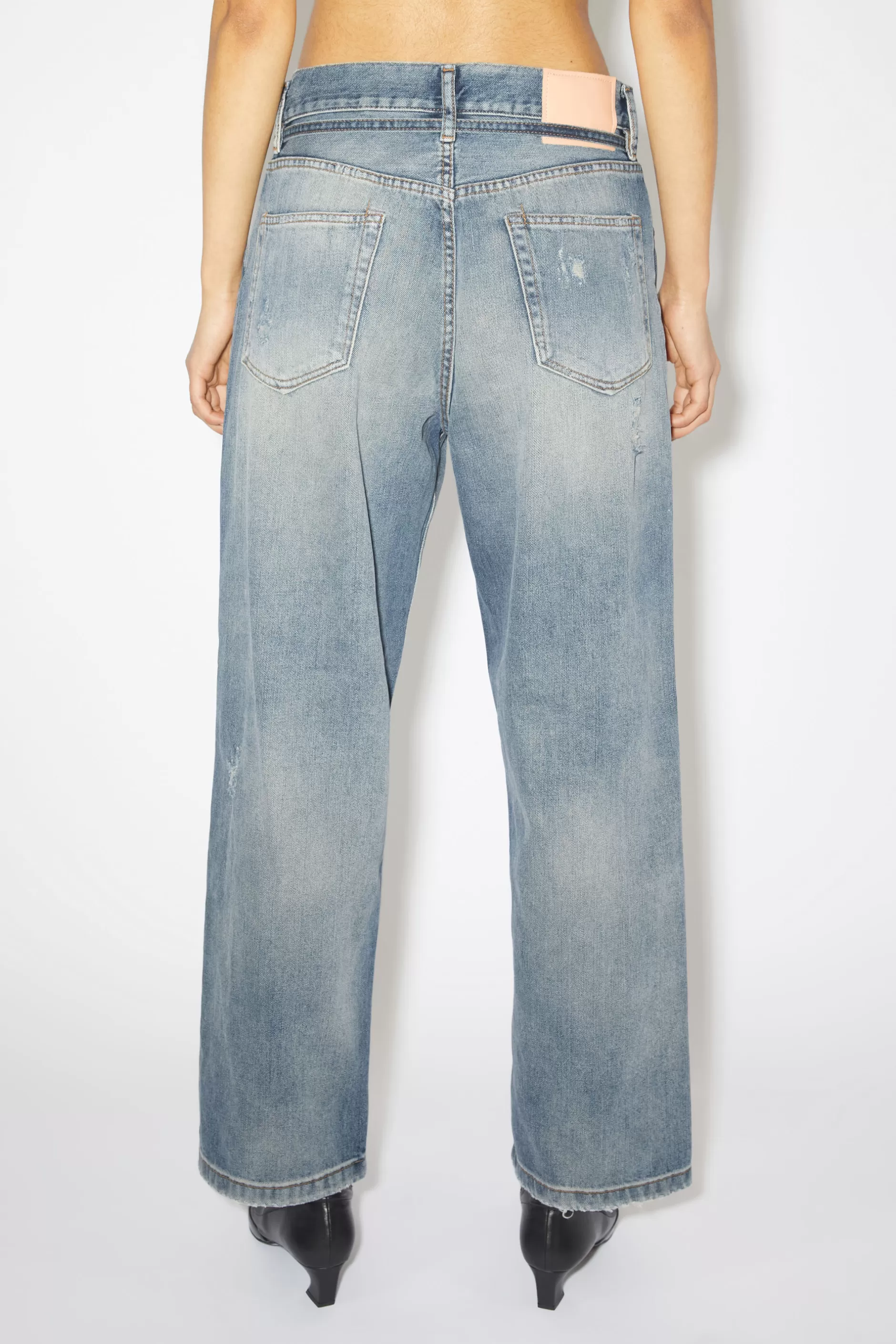 Acne Studios Jeans Mit Lockerer Passform - 1991 Toj Mid Blue Cheap