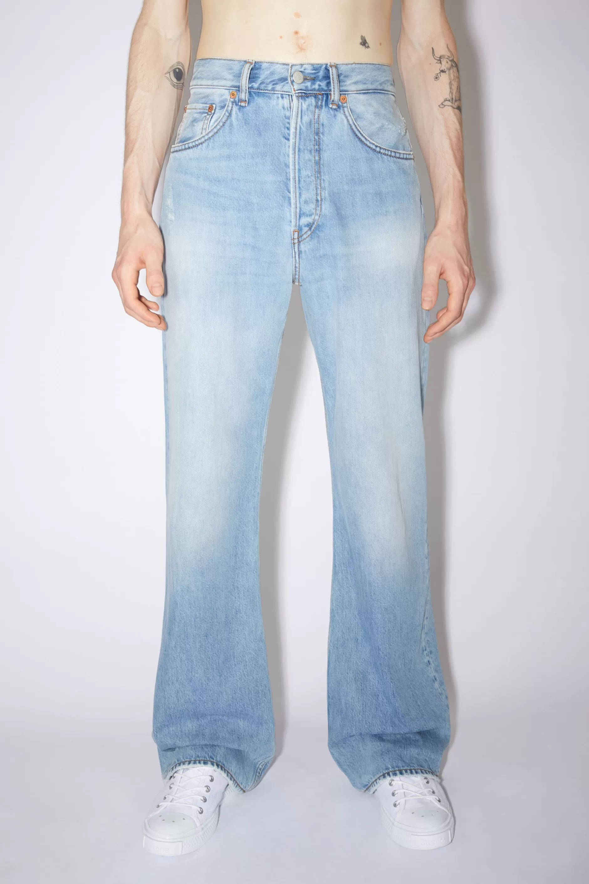 Acne Studios Jeans Mit Lockerer Passform - 2021 Hellblau Flash Sale