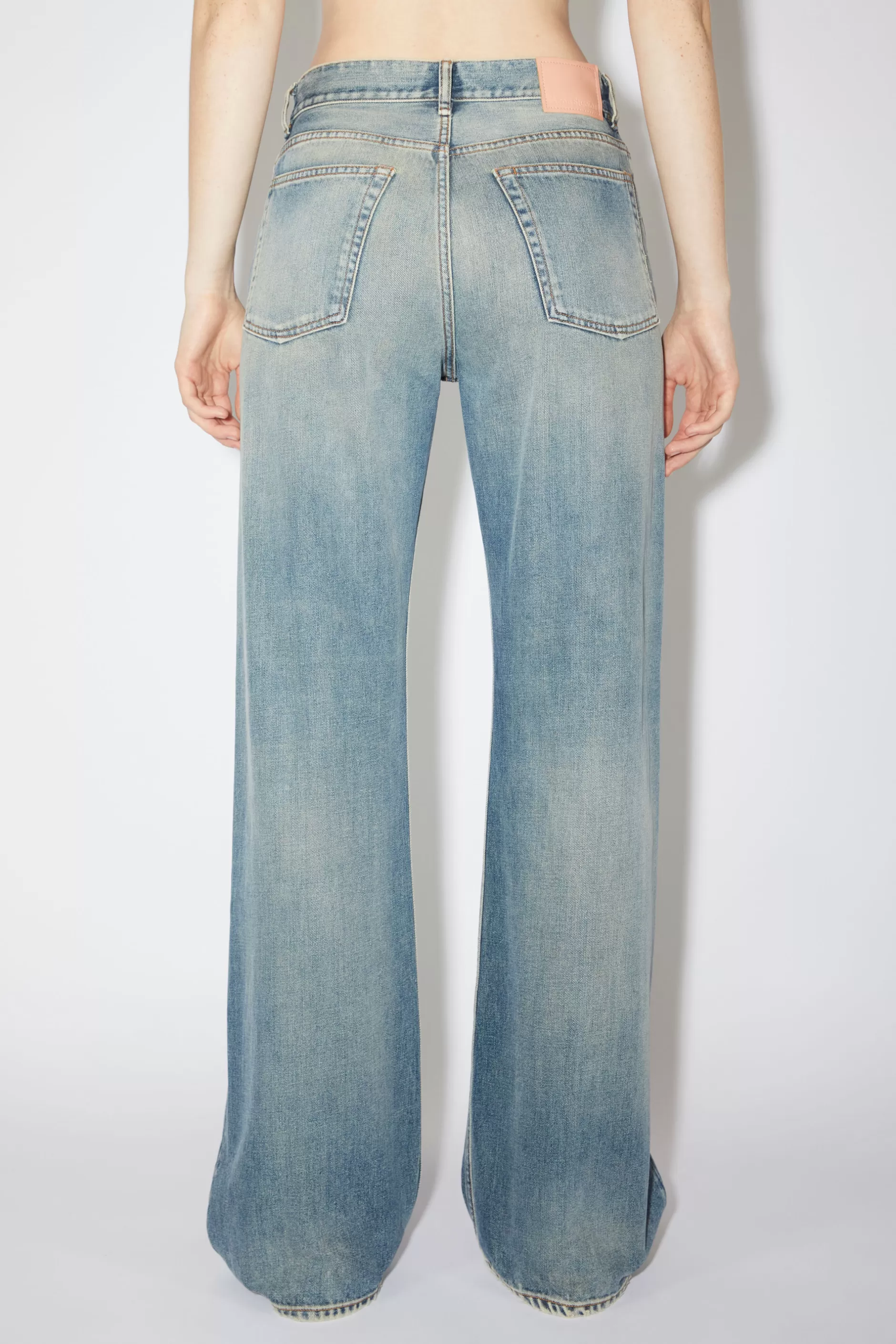 Acne Studios Jeans Mit Lockerer Passform - 2021 Mid Blue Outlet