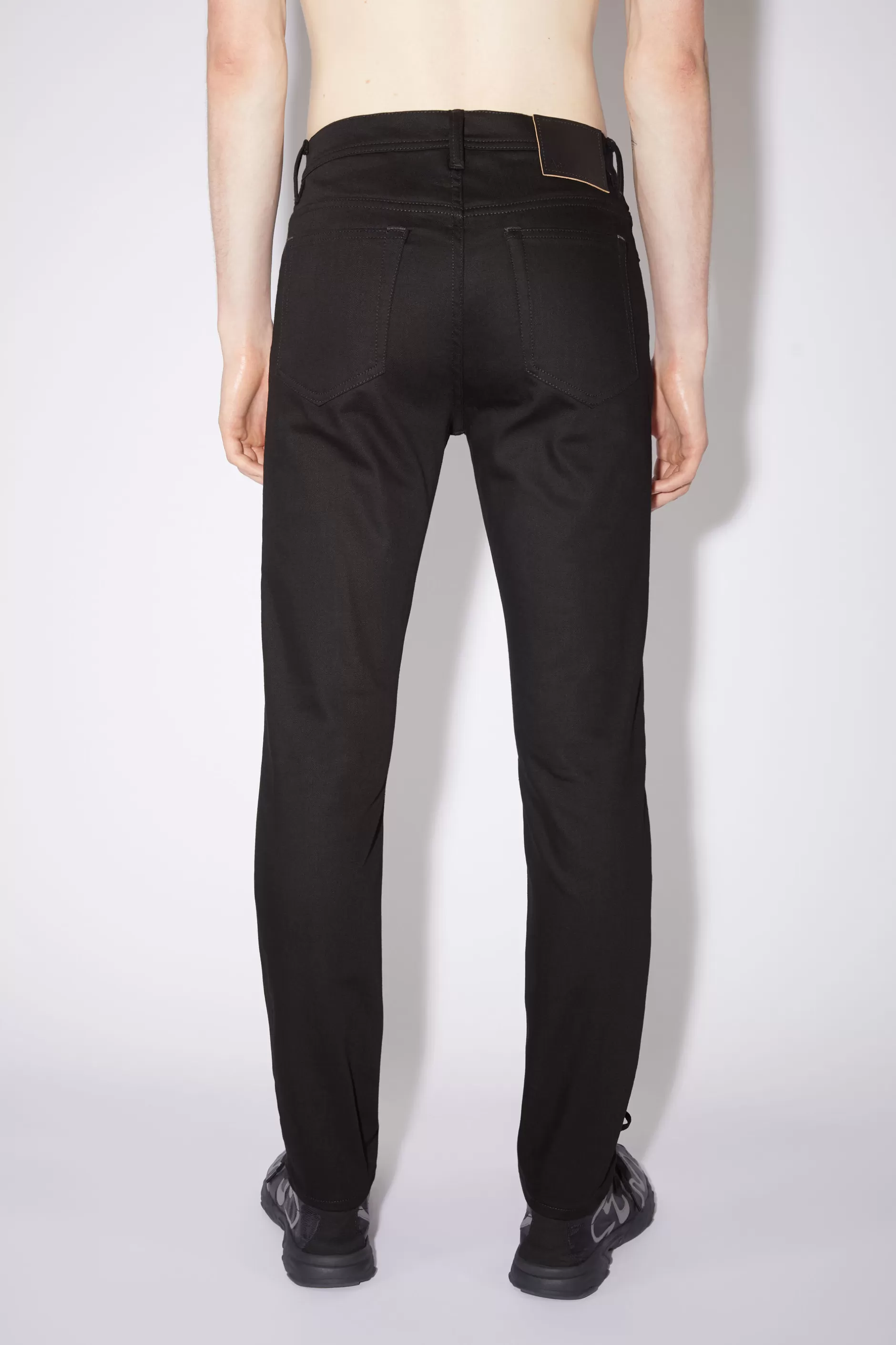 Acne Studios Jeans Mit Schmaler Passform – River Stay Black Cheap