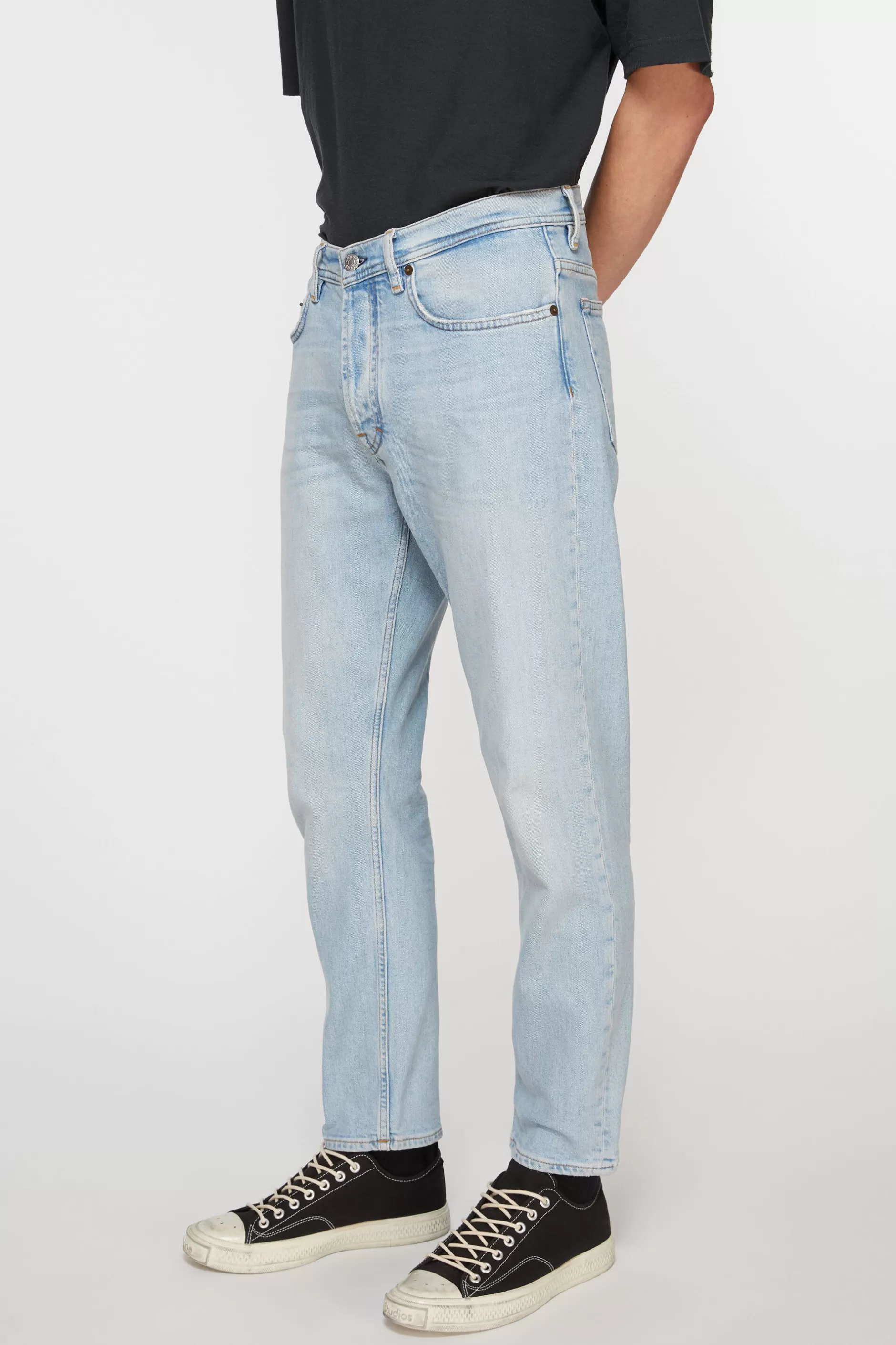 Acne Studios Jeans Mit Schmaler Passform – River Hellblau Online