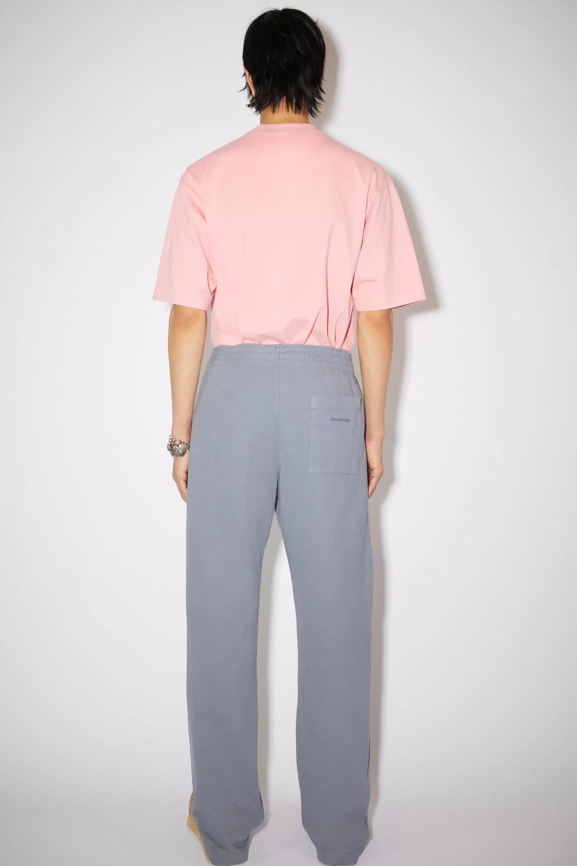 Acne Studios Jogginghose Aus Baumwolle Stahlgrau Cheap