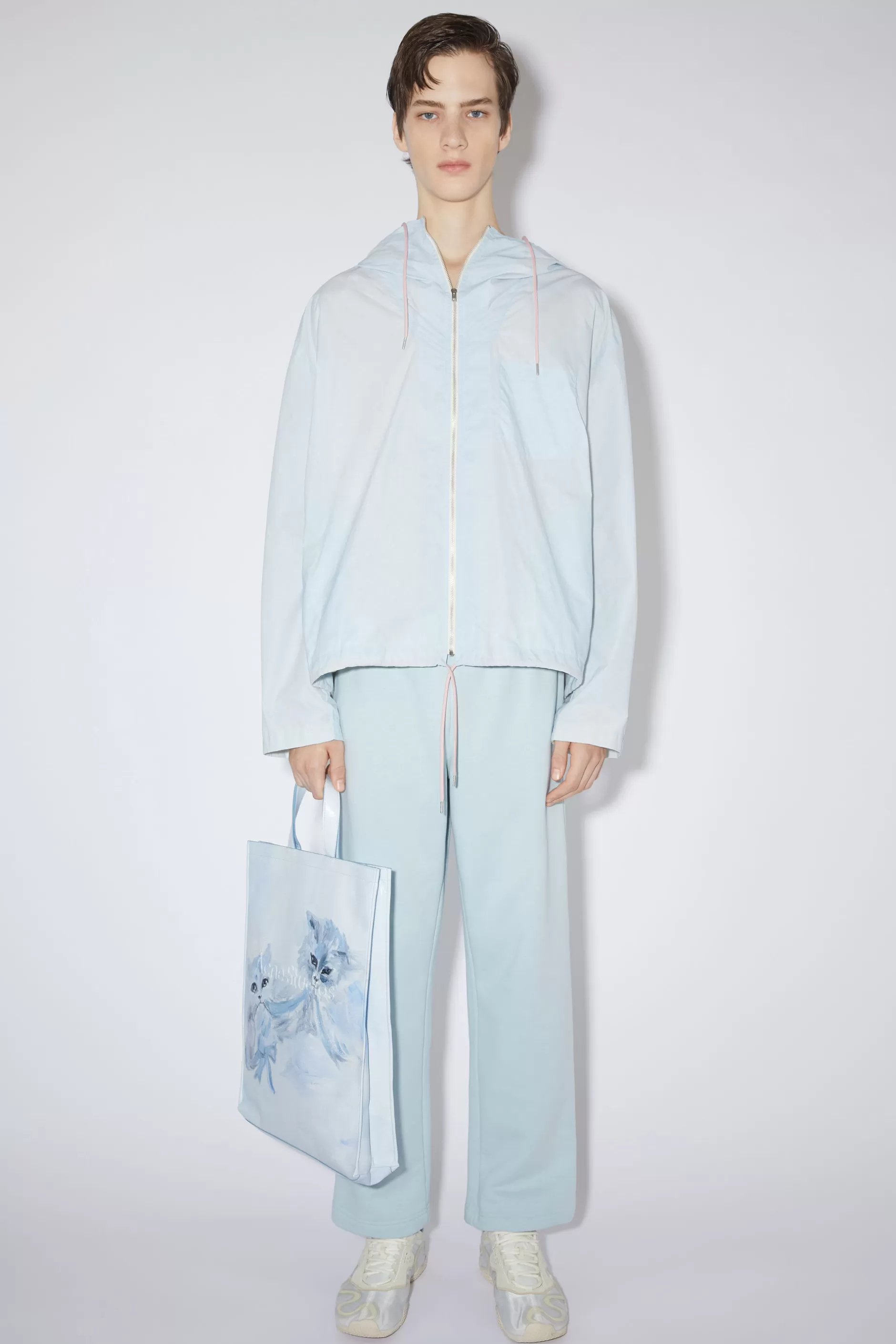 Acne Studios Kapuzen-Jacke Staubblau Online