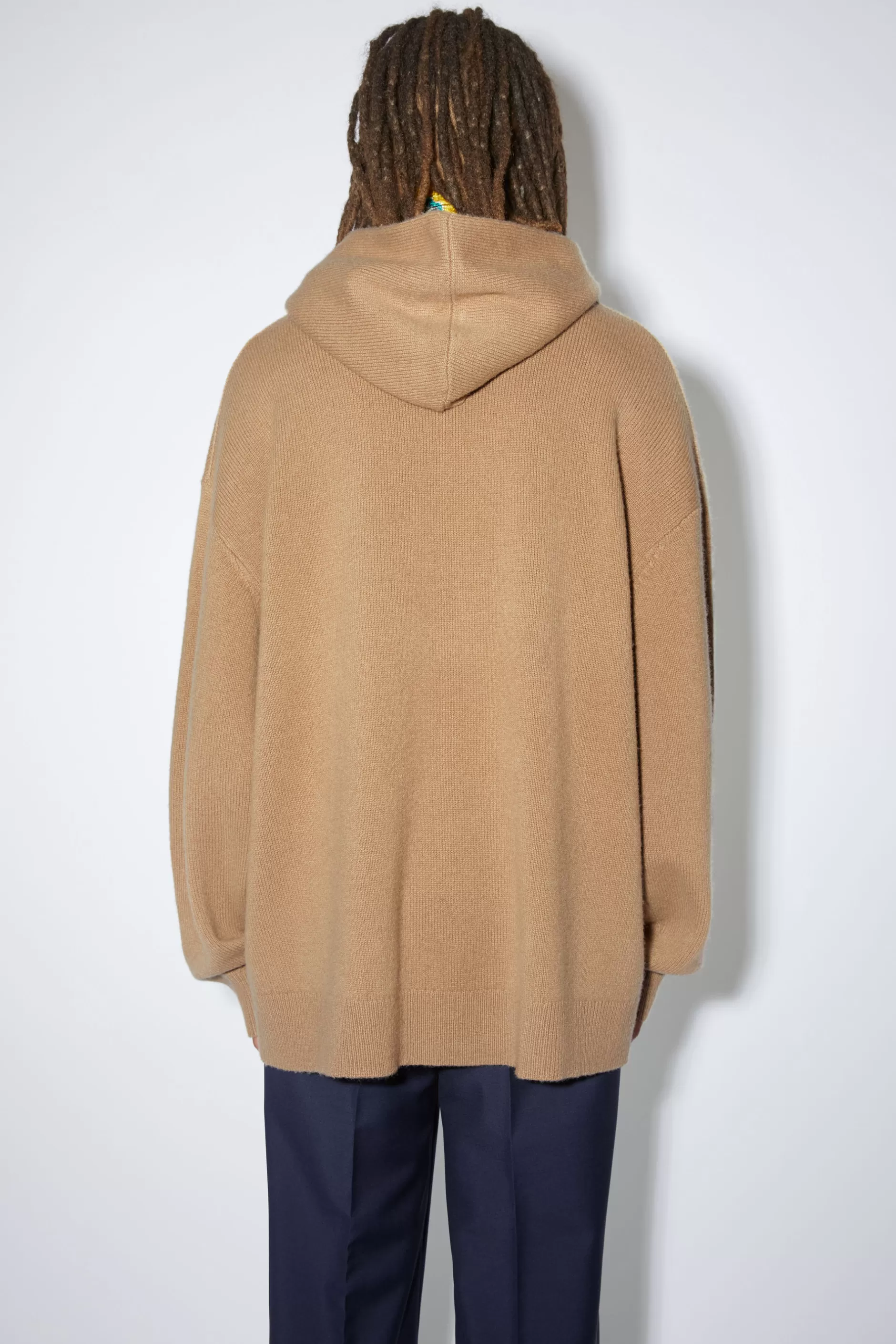 Acne Studios Kapuzen-Pullover Aus Wolle Hellbraun Cheap