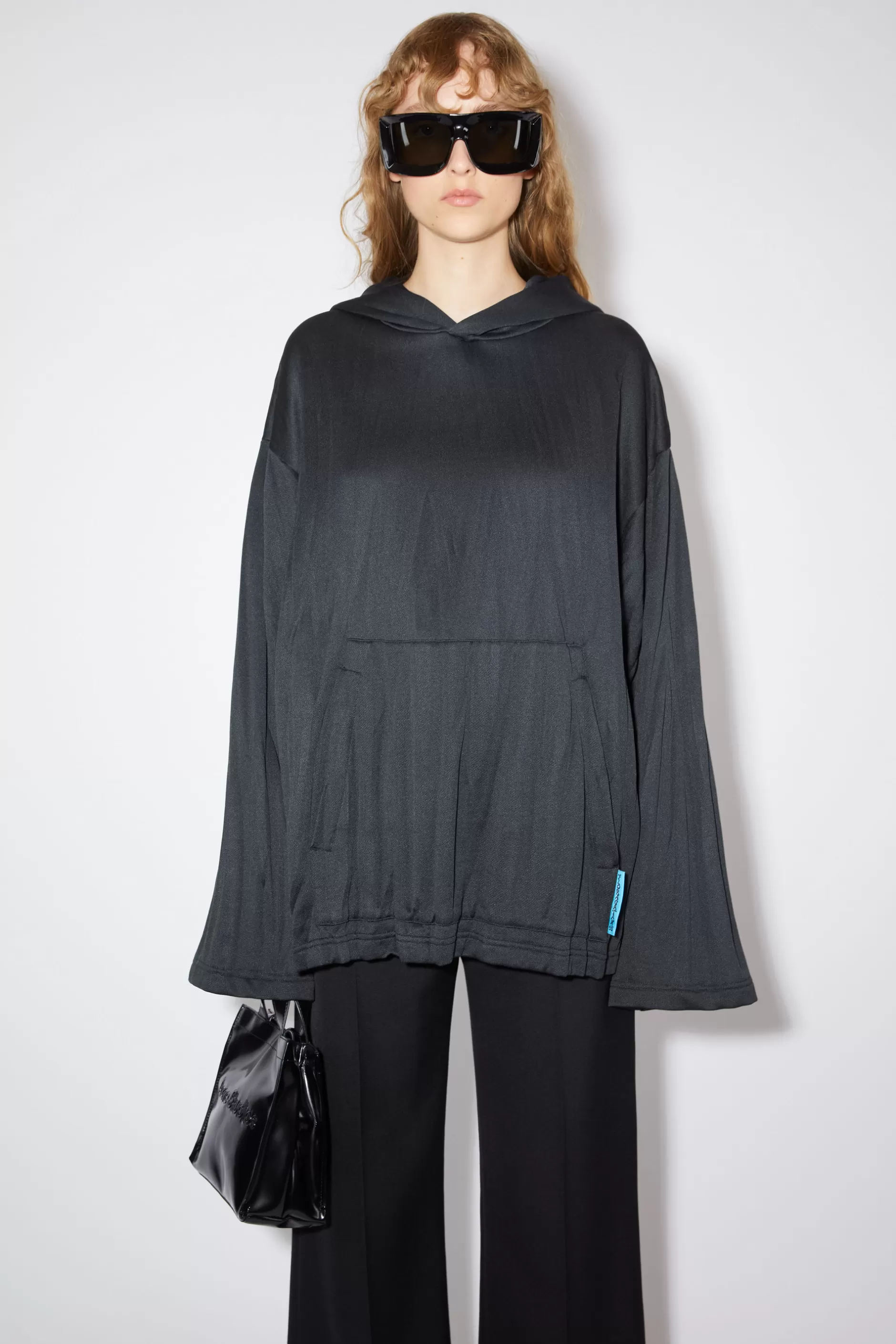 Acne Studios Kapuzen-Sweatshirt Schwarz Shop