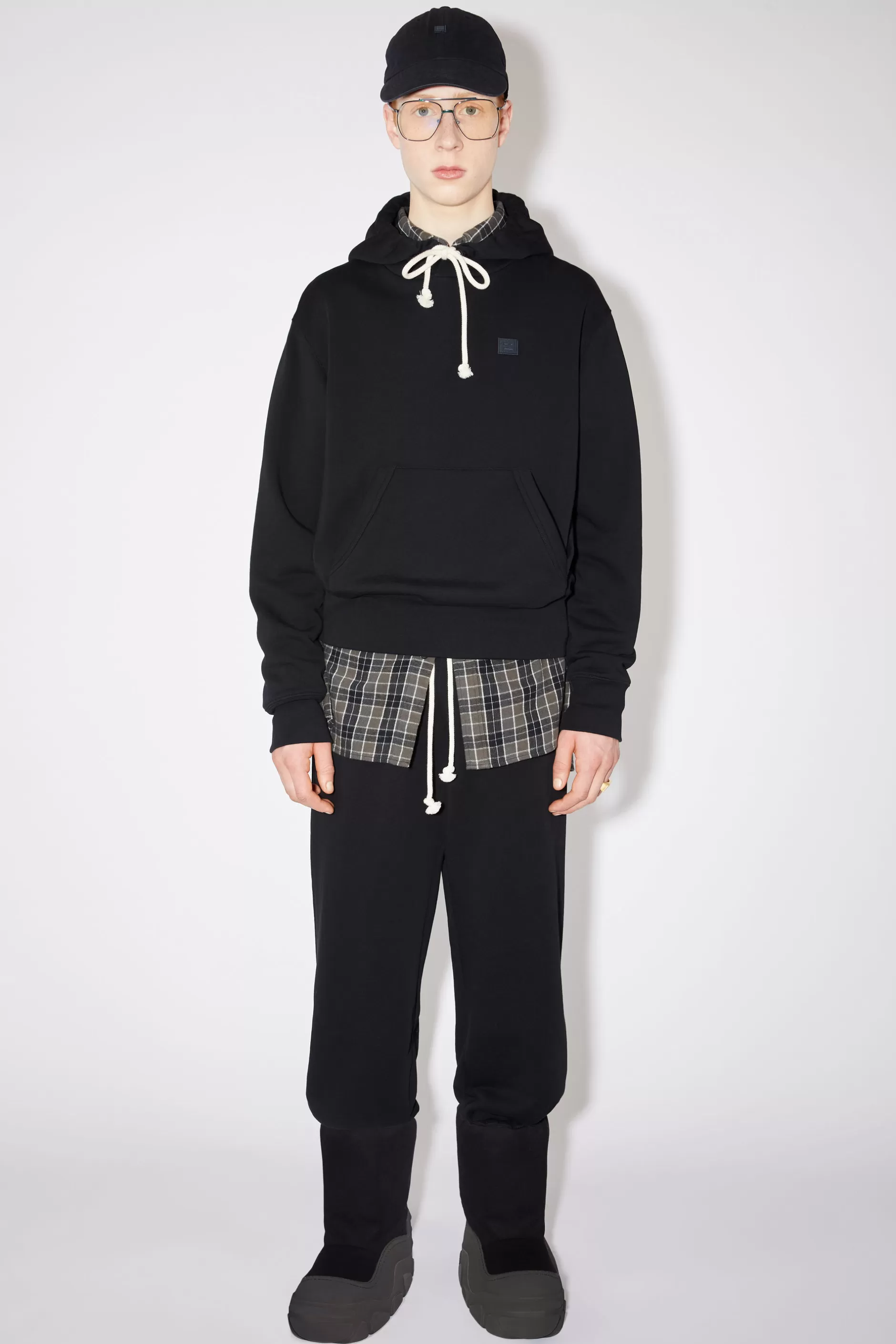 Acne Studios Kapuzen-Sweatshirt Schwarz Fashion