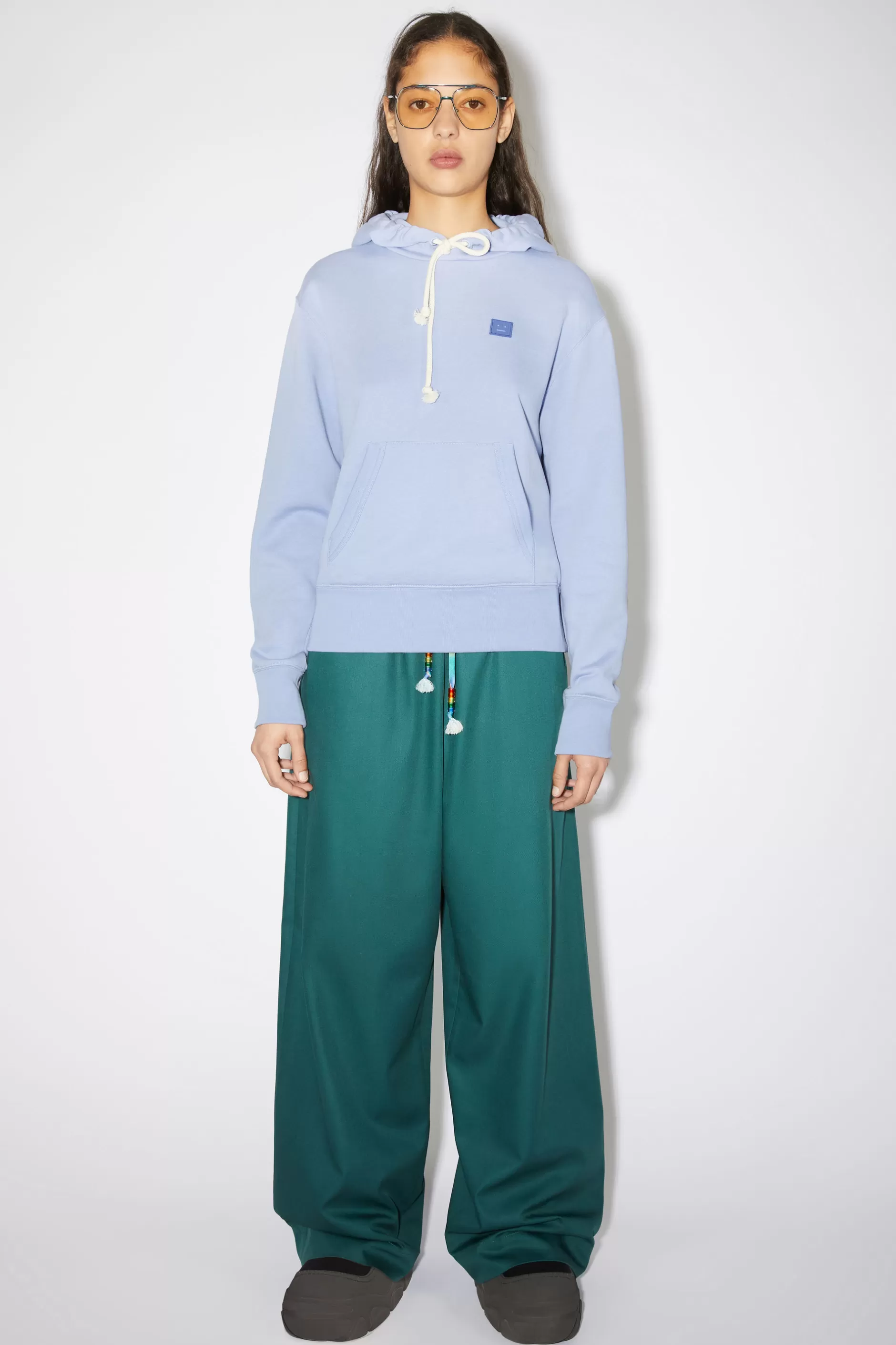 Acne Studios Kapuzen-Sweatshirt Blasslila Shop