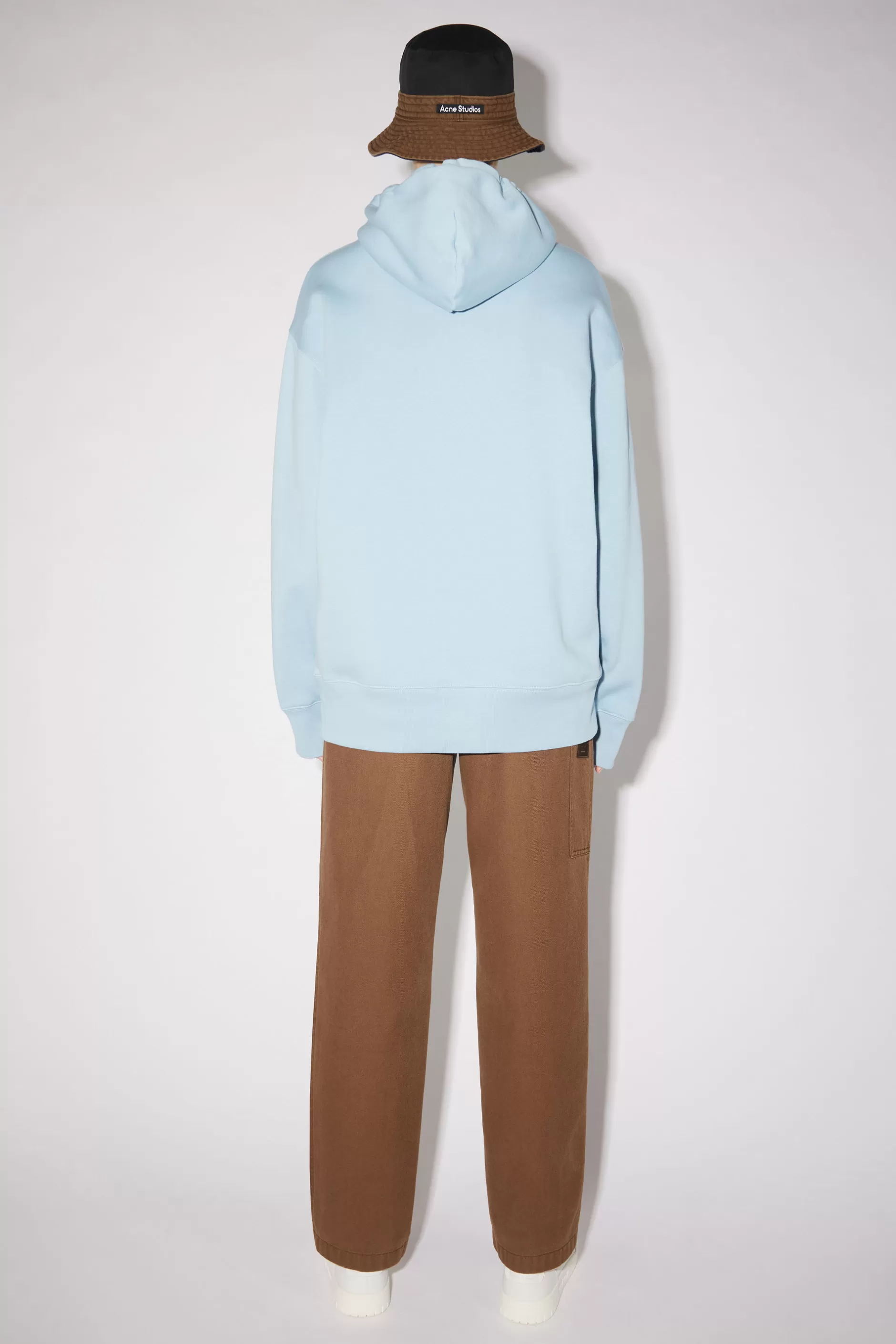 Acne Studios Kapuzen-Sweatshirt Puderblau Cheap