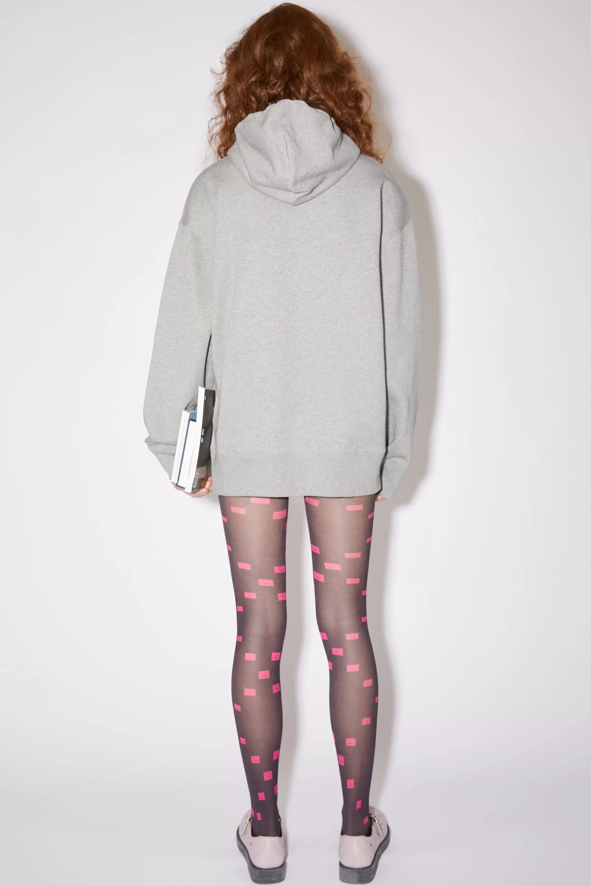 Acne Studios Kapuzen-Sweatshirt Hellgrau-Meliert Store