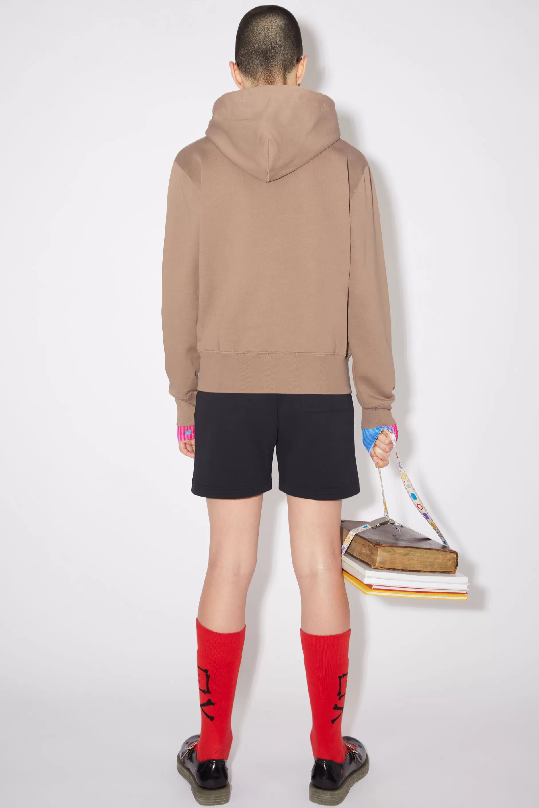 Acne Studios Kapuzen-Sweatshirt Kardinalbraun Sale