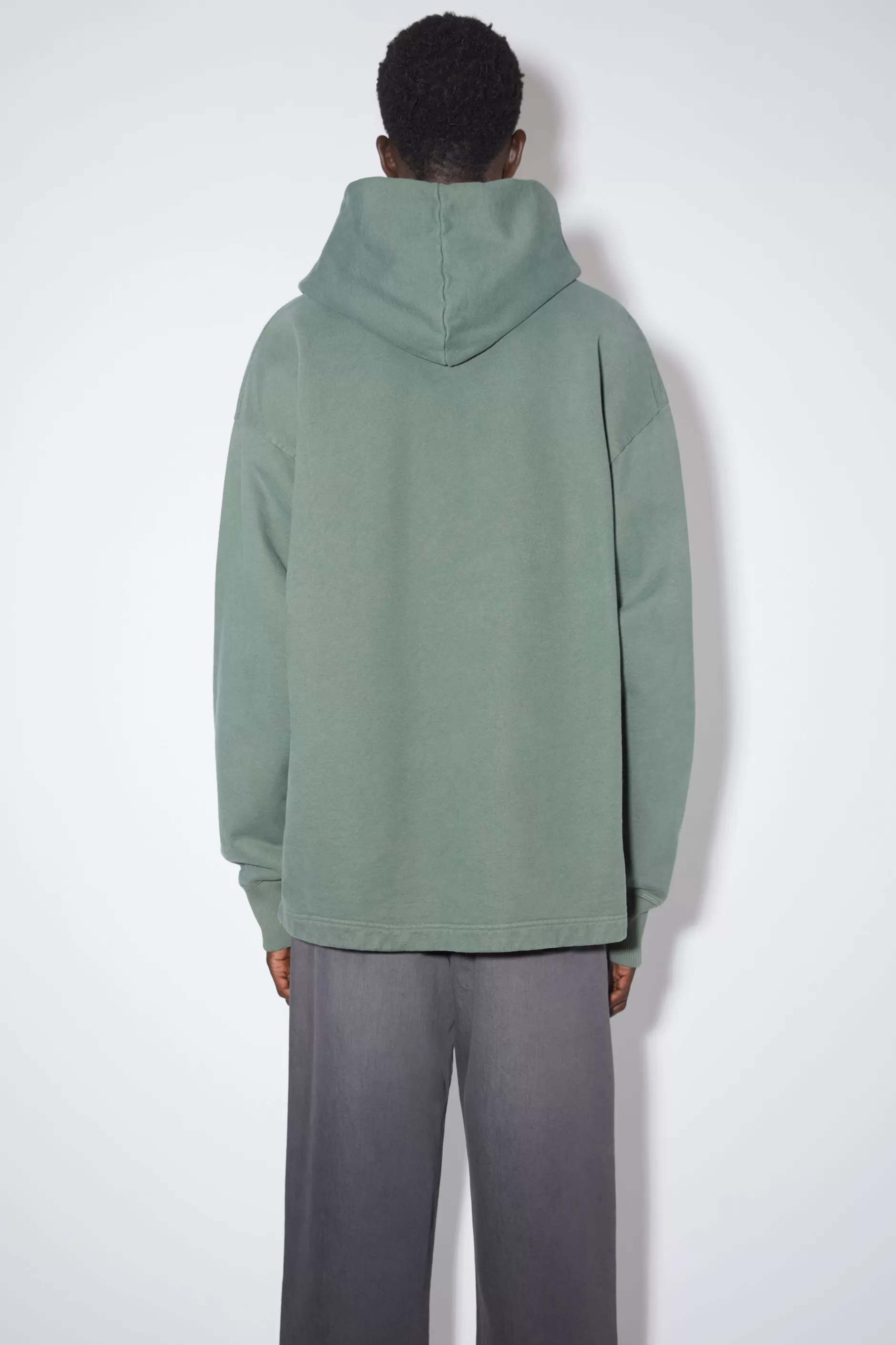 Acne Studios Kapuzen-Sweatshirt Mit Logo Zederngrun Sale