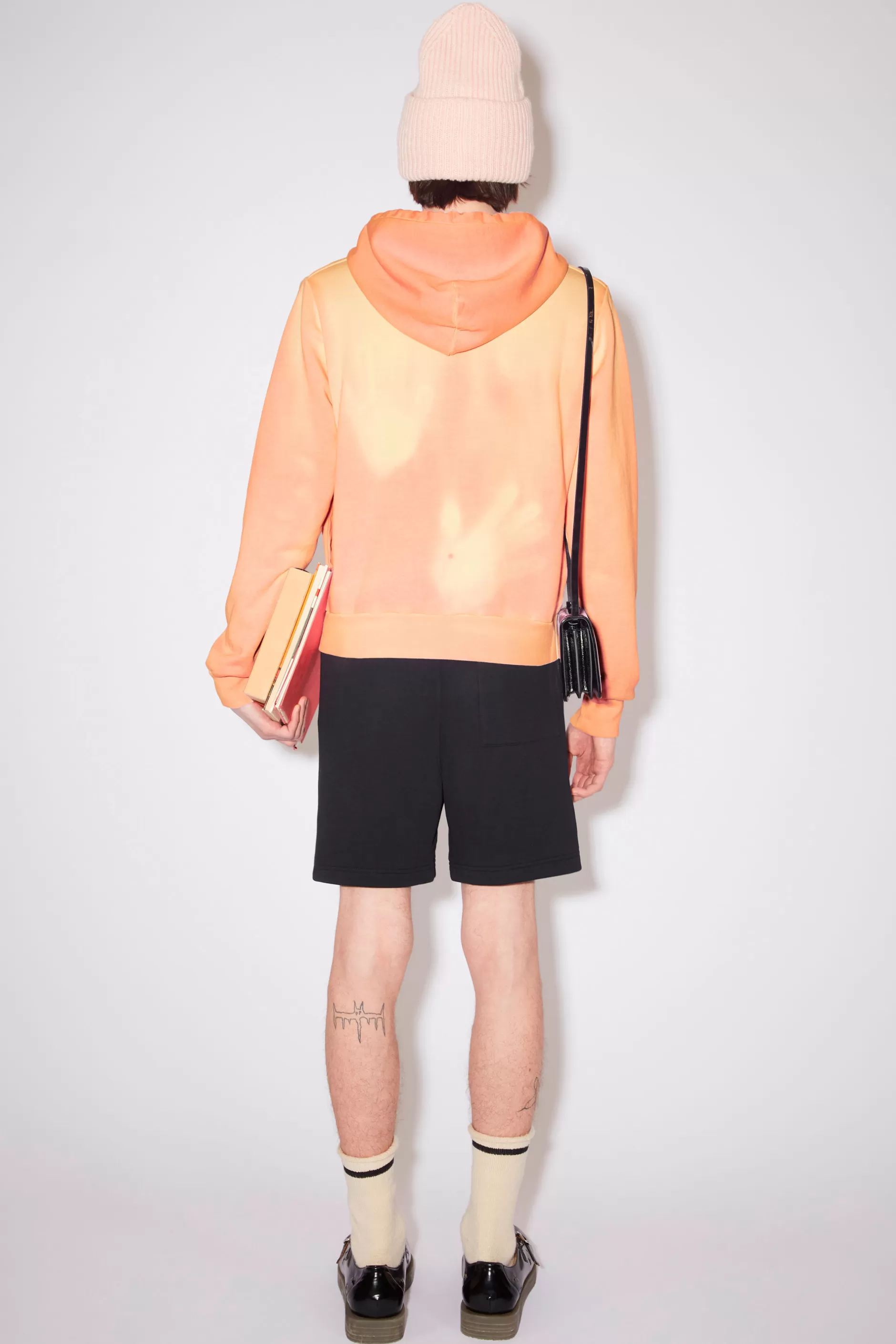 Acne Studios Kapuzen-Sweatshirt Mit Print Orange/Gelb Best Sale