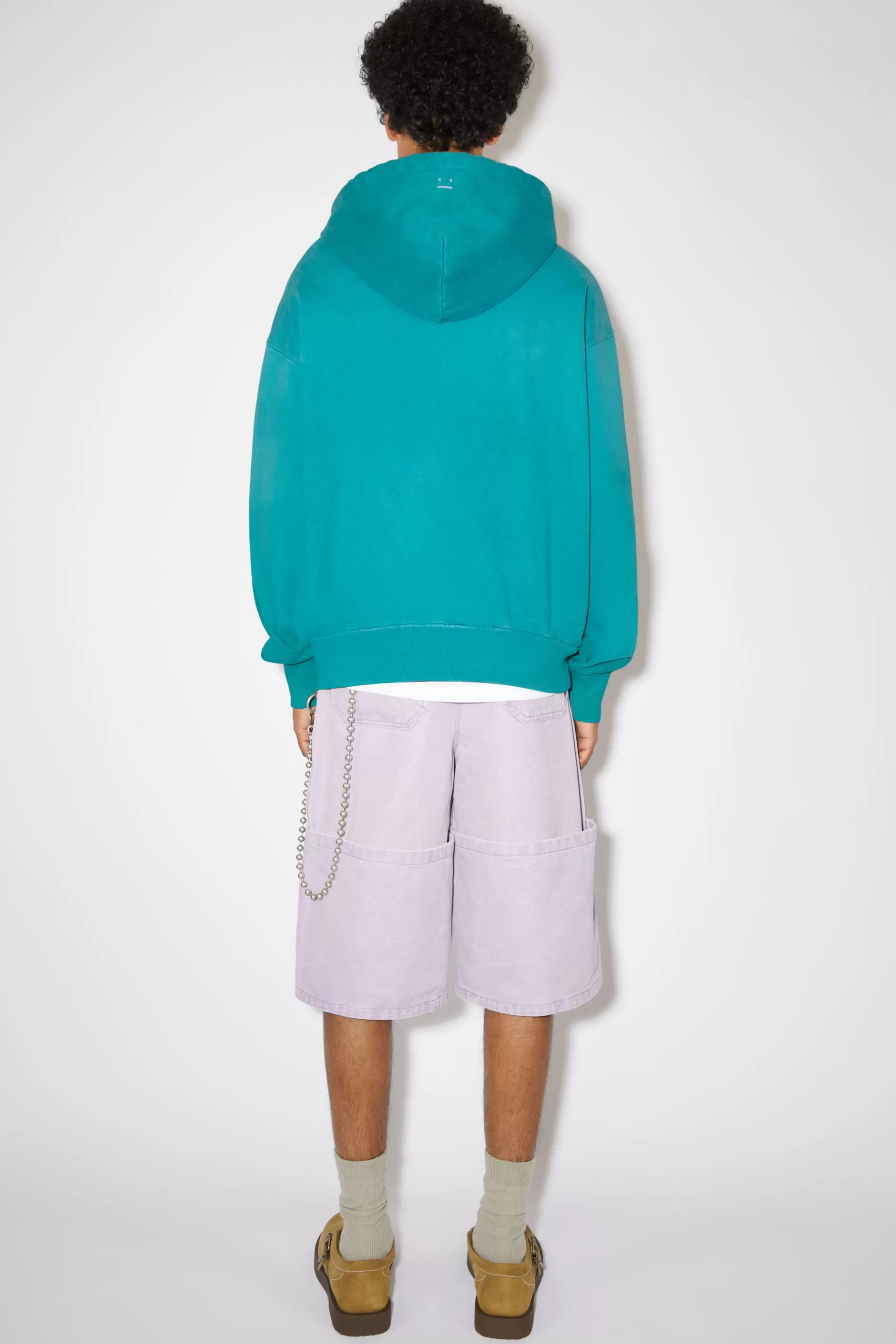 Acne Studios Kapuzen-Sweatshirt Mit Reisverschluss Seegrun Cheap