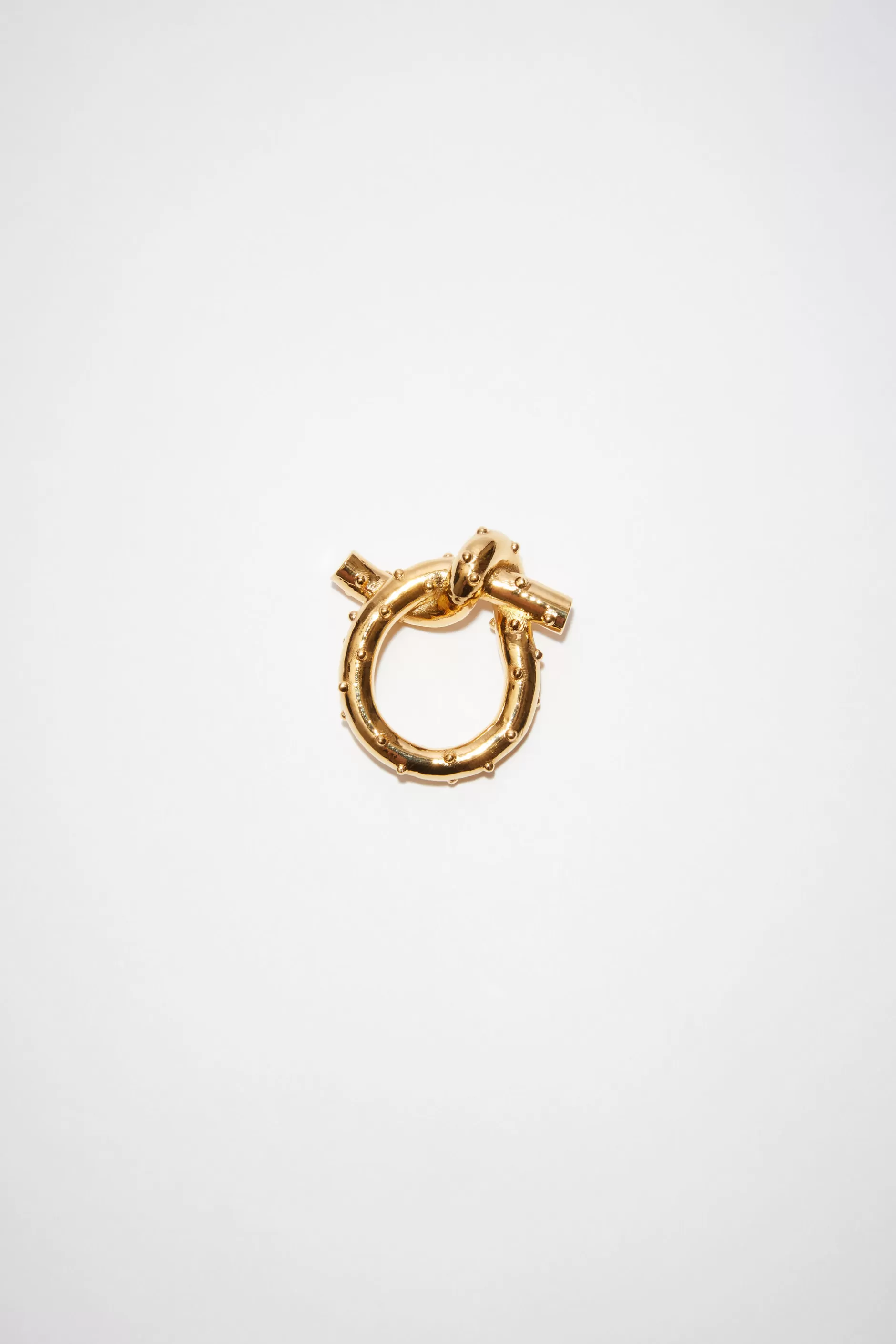 Acne Studios Knoten-Ring Gold Cheap