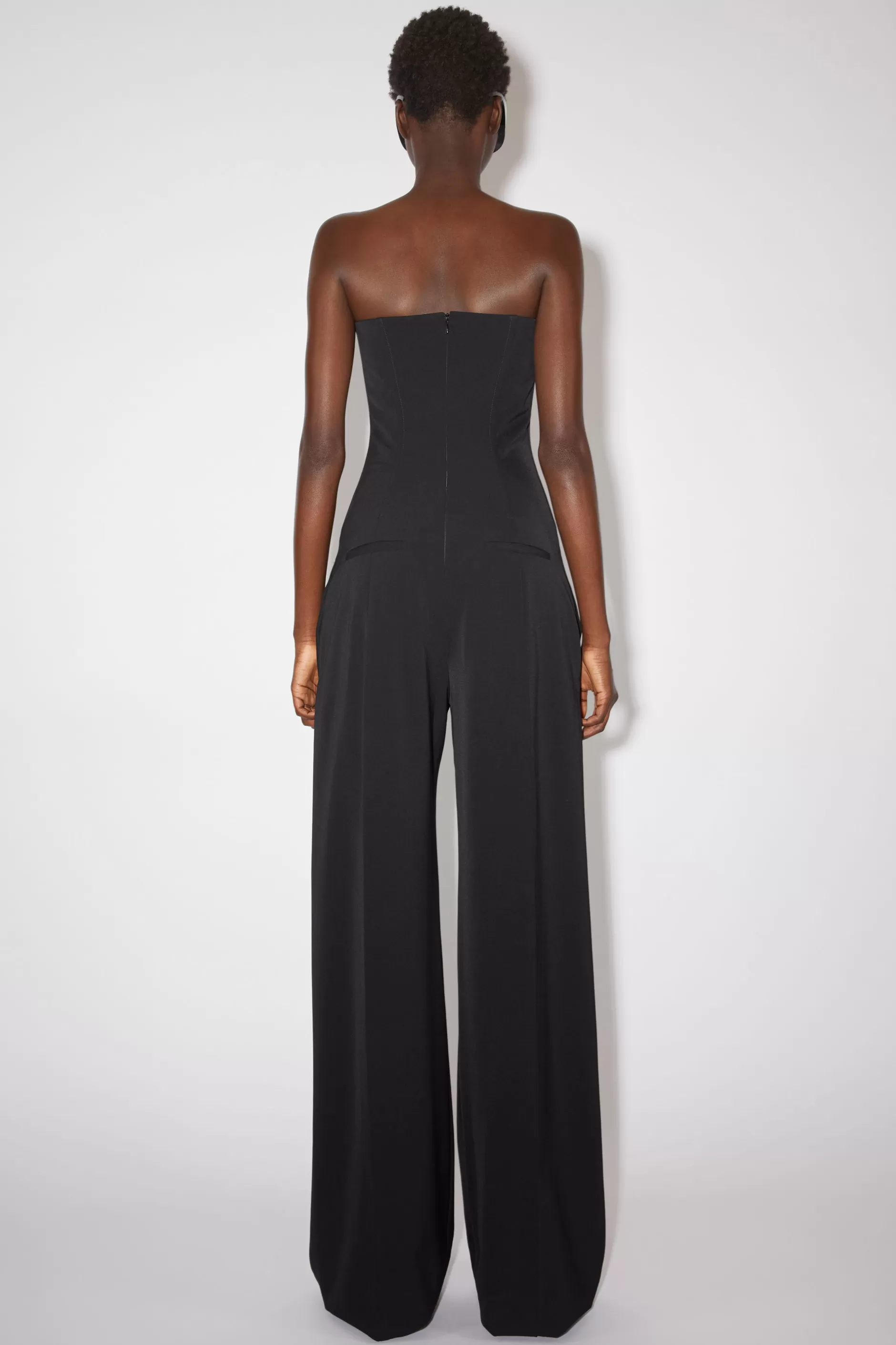 Acne Studios Korsett-Jumpsuit Schwarz Shop