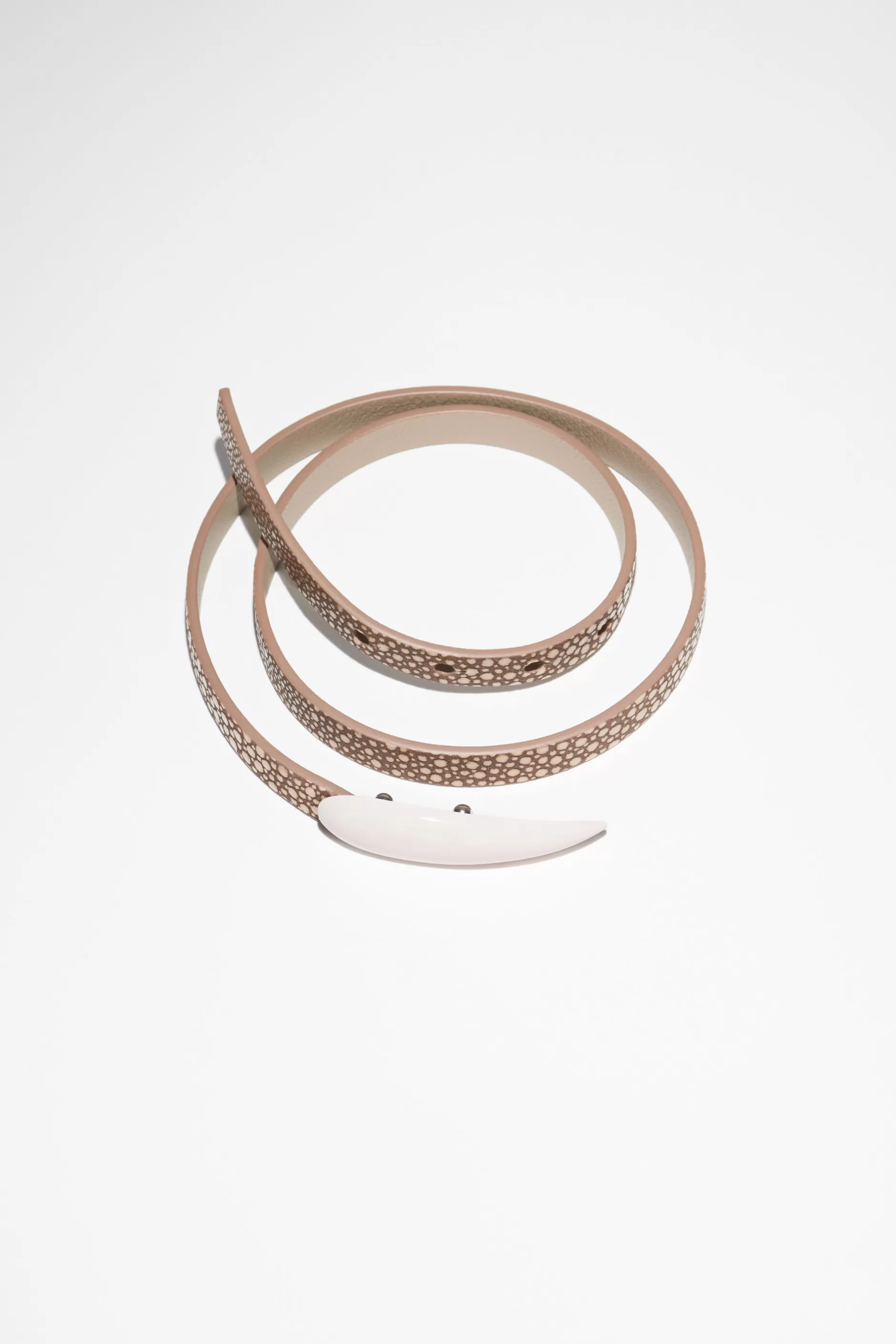 Acne Studios Lederarmband Beige New