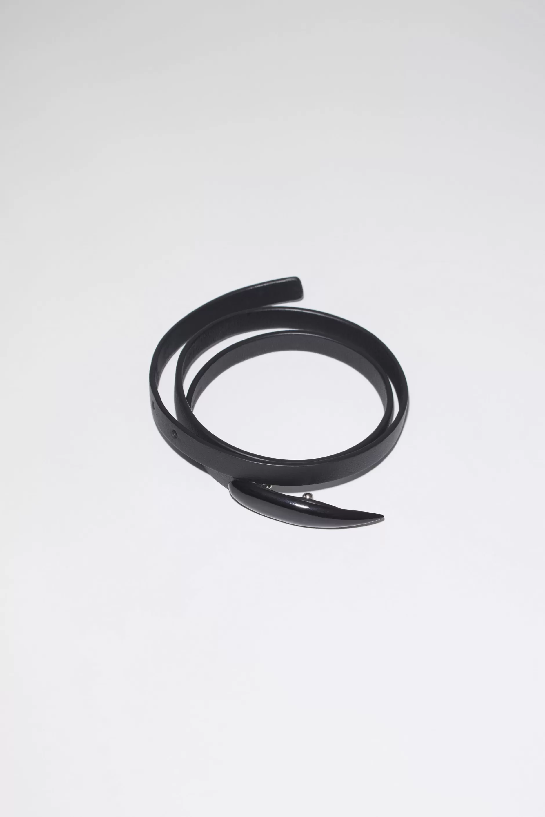 Acne Studios Lederarmband Schwarz Clearance