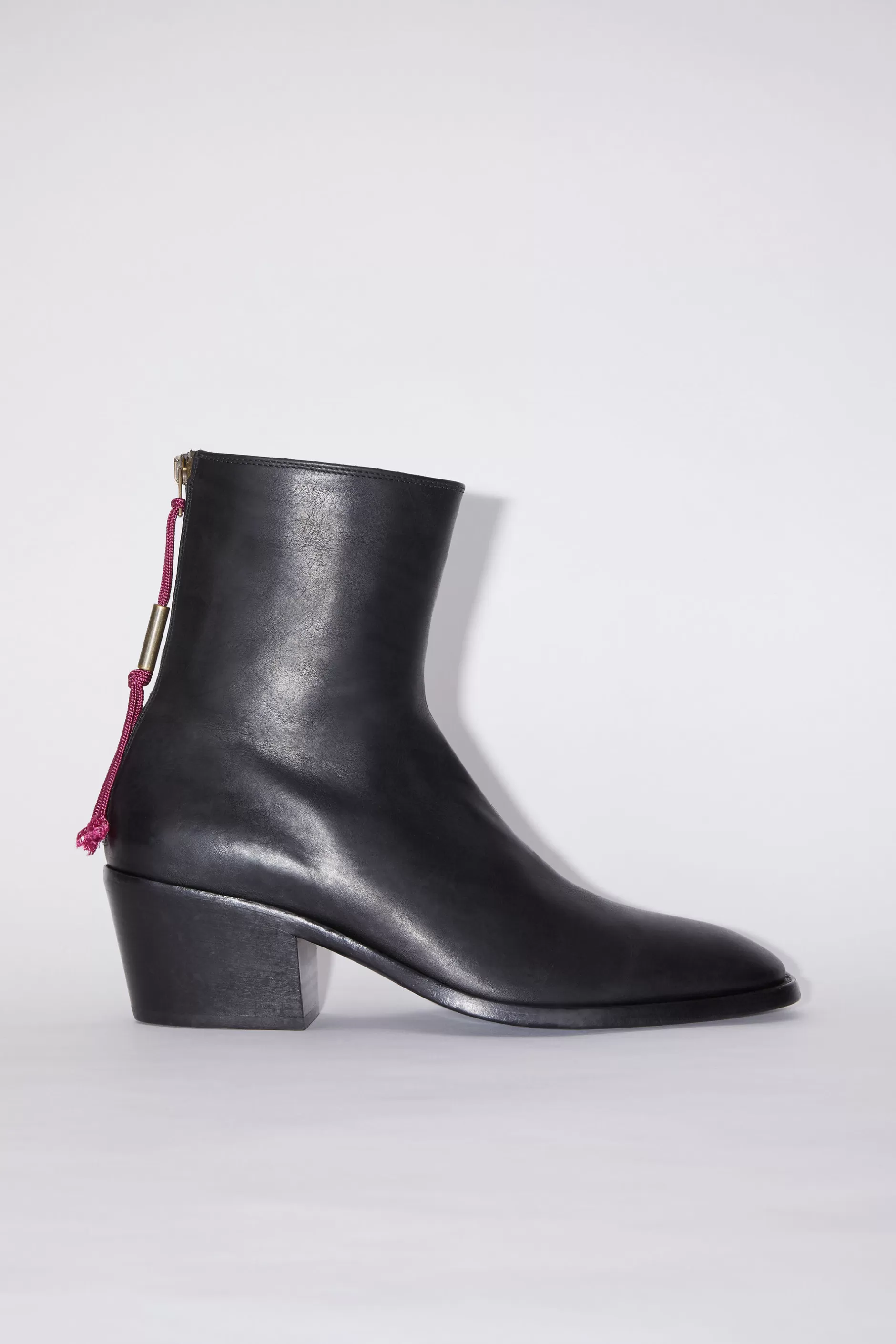 Acne Studios Lederstiefel Schwarz Sale