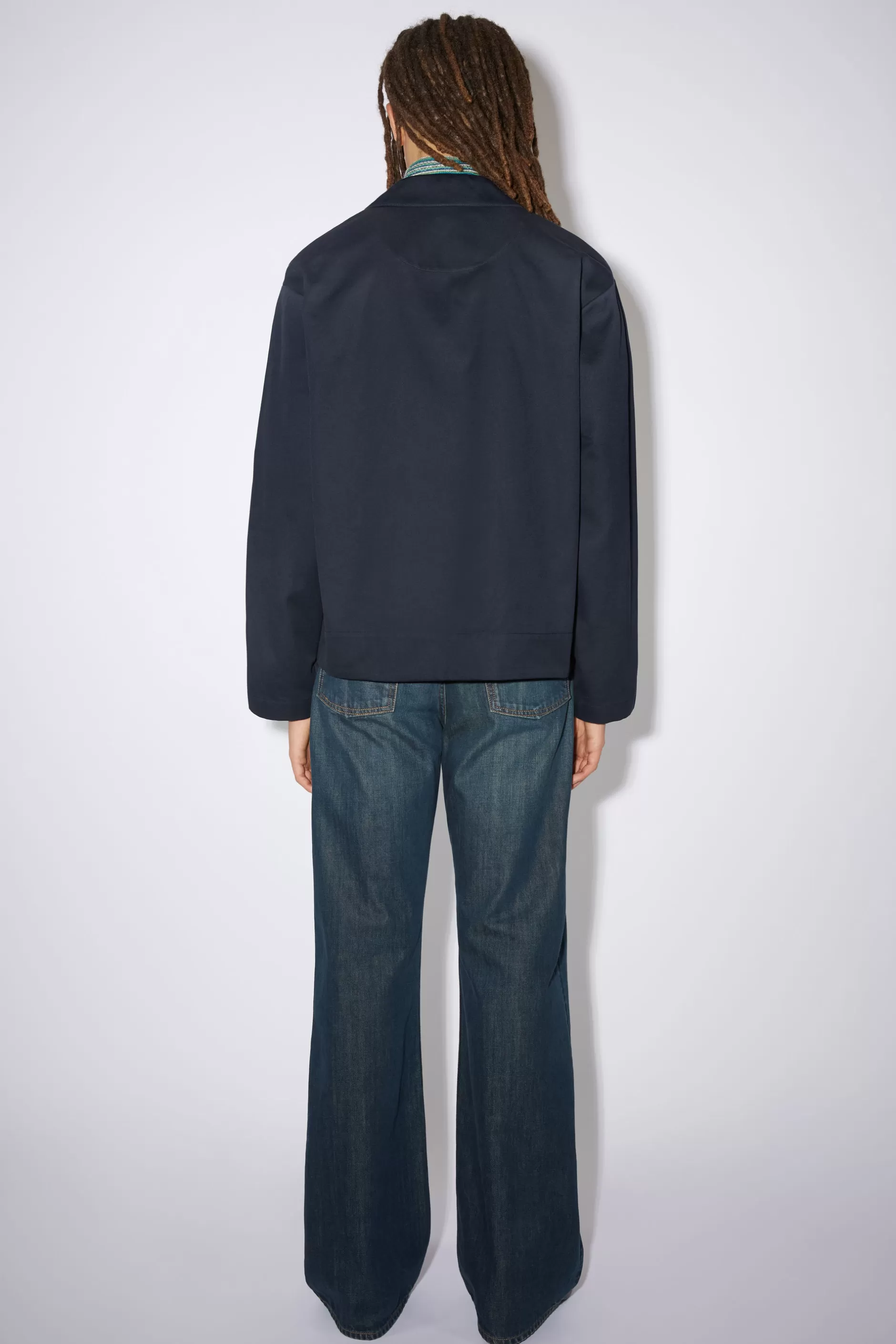 Acne Studios Legere Jacke Marineblau Online