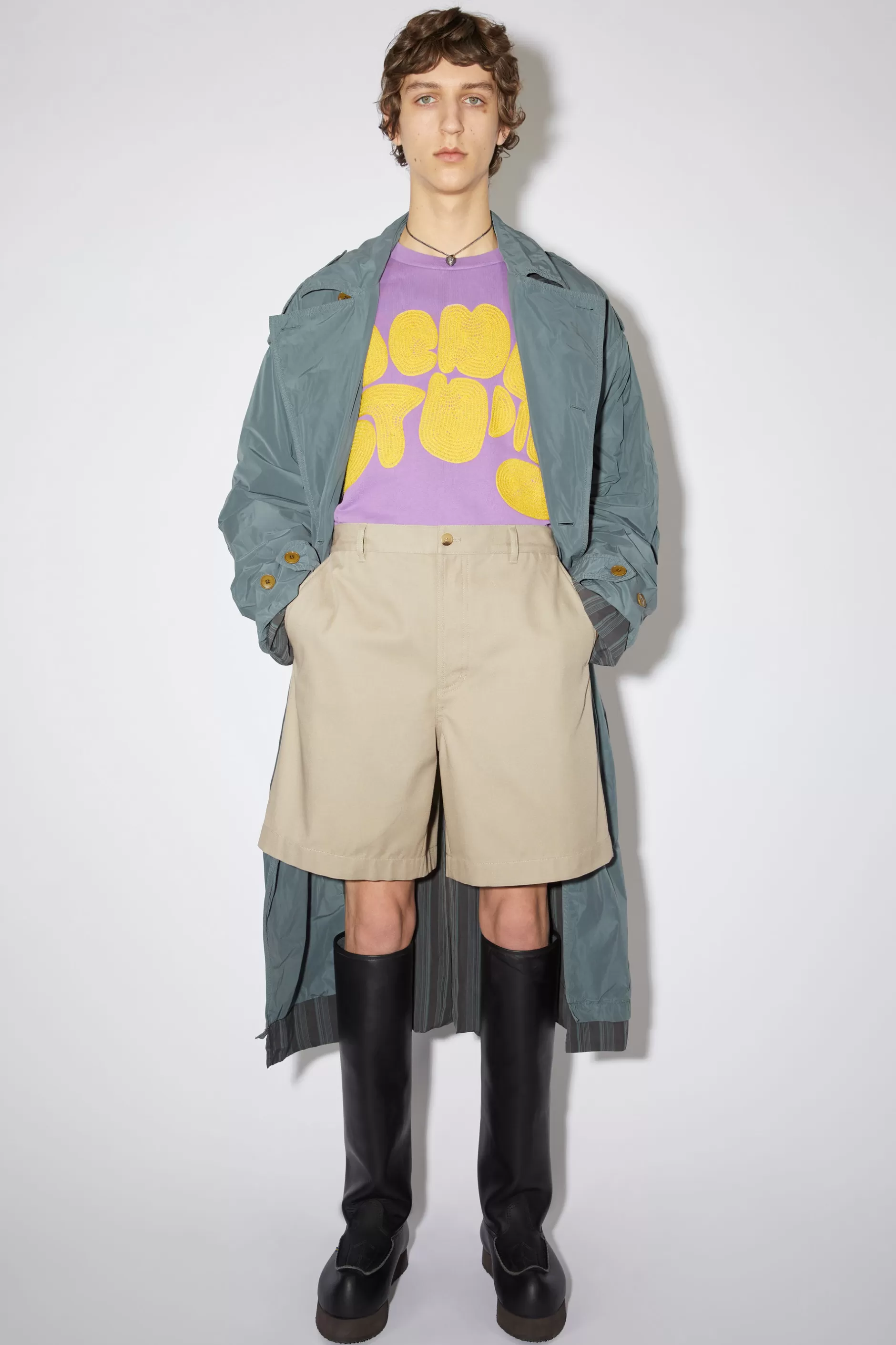 Acne Studios Legere Shorts Kuhles Beige Store