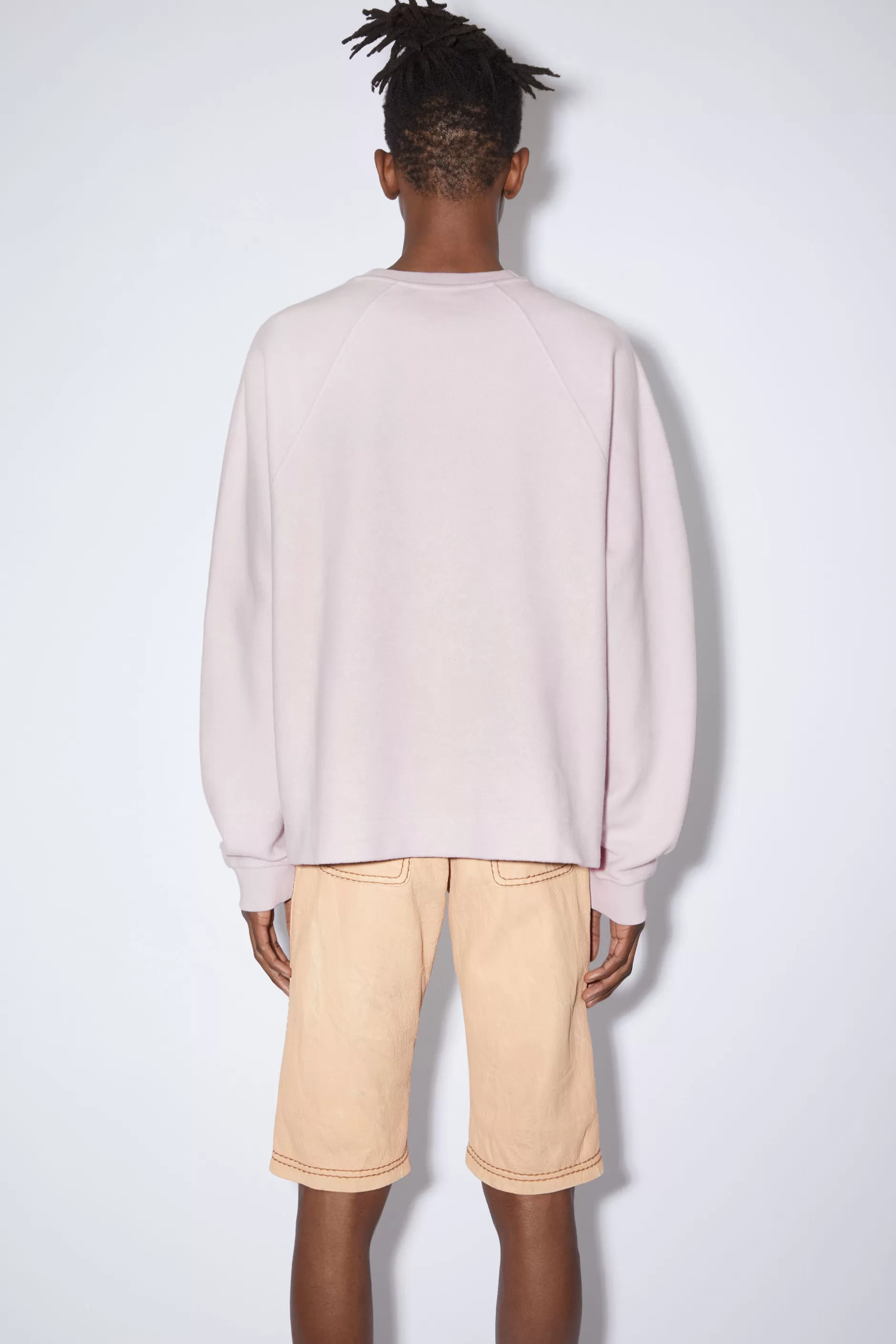 Acne Studios Logo-Sweatshirt Zartlila Hot