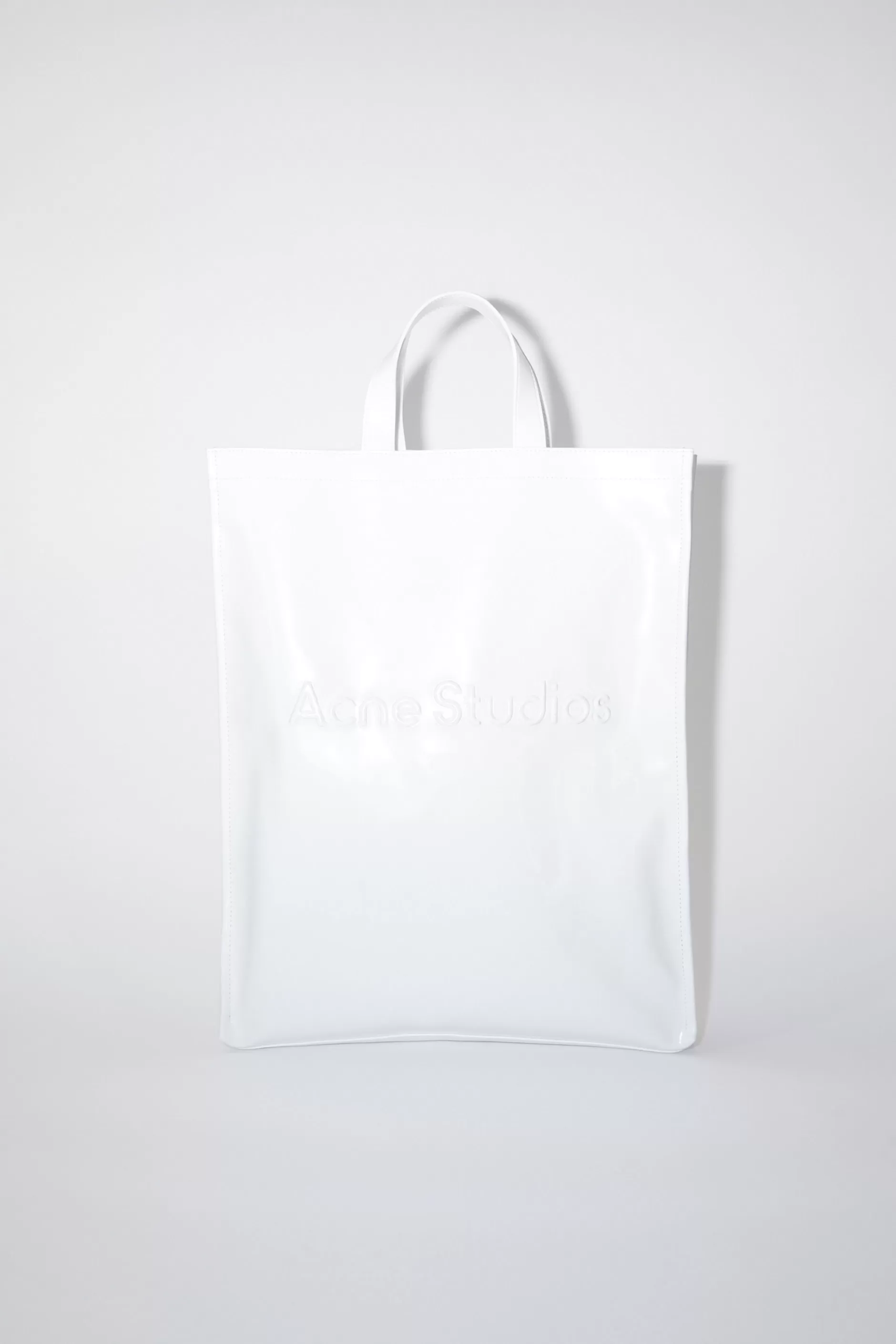 Acne Studios Logo-Tote Weis Clearance