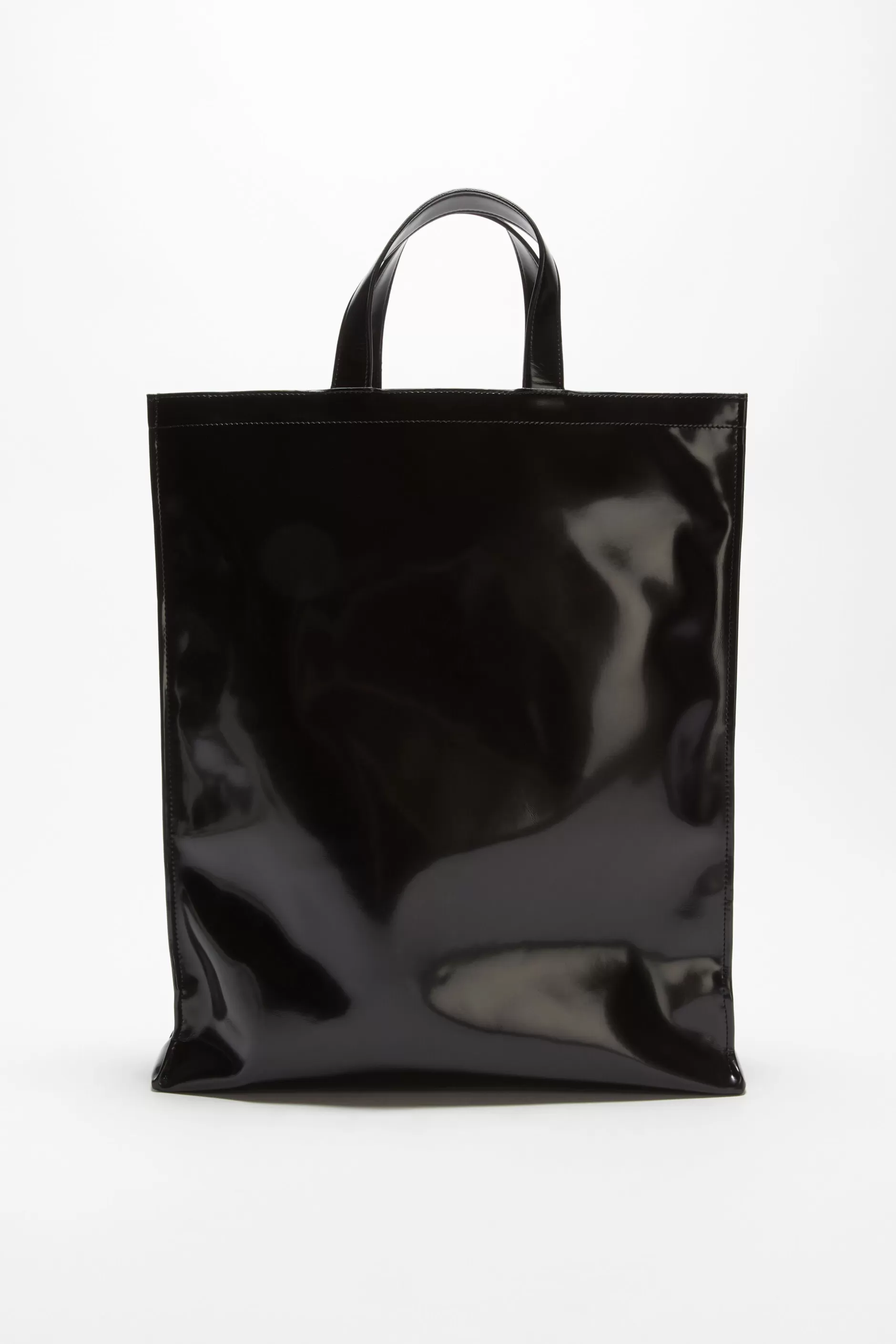 Acne Studios Logo-Tote Schwarz Store