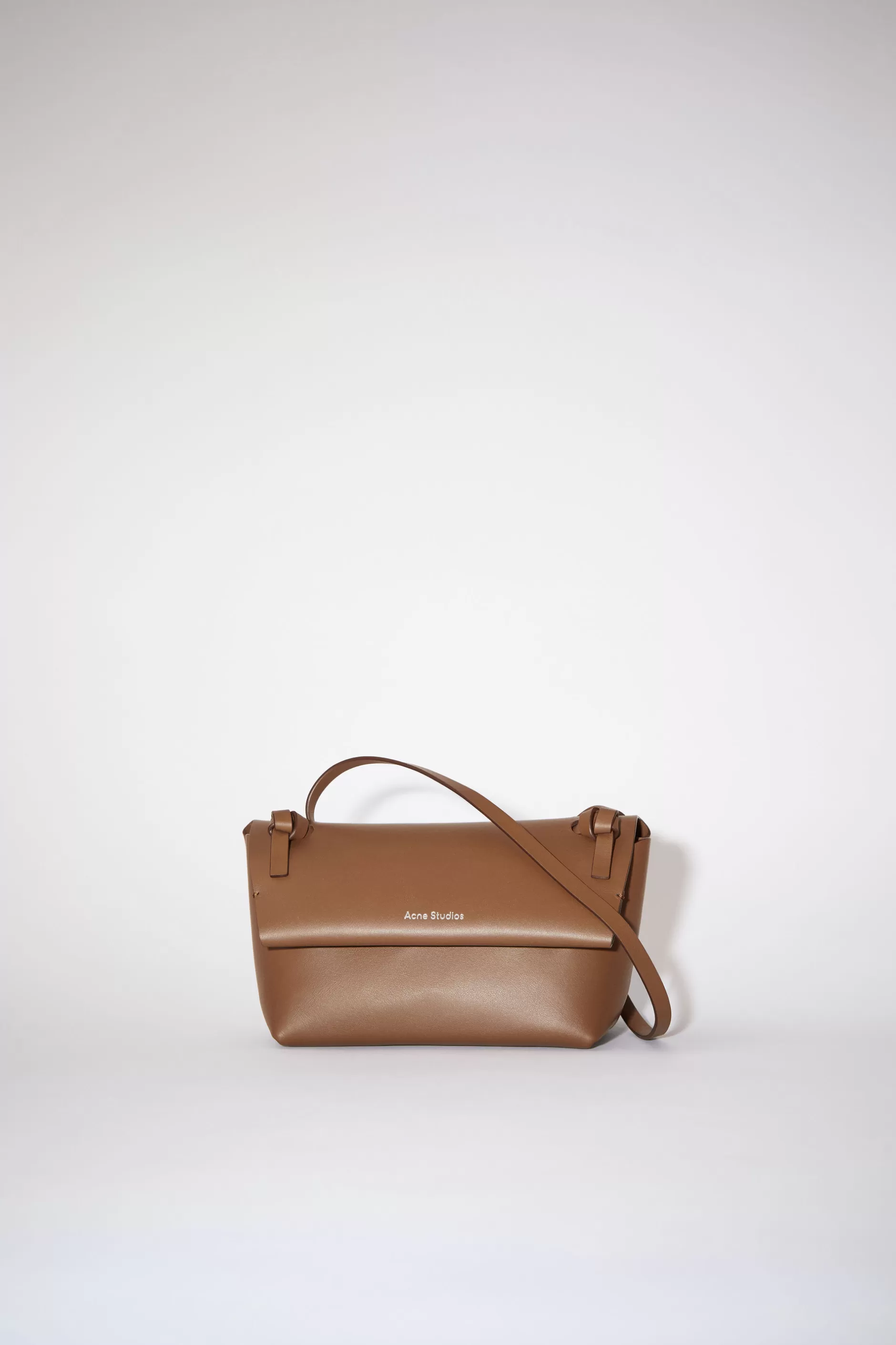 Acne Studios Mini-Schultertasche Camelbraun Best Sale