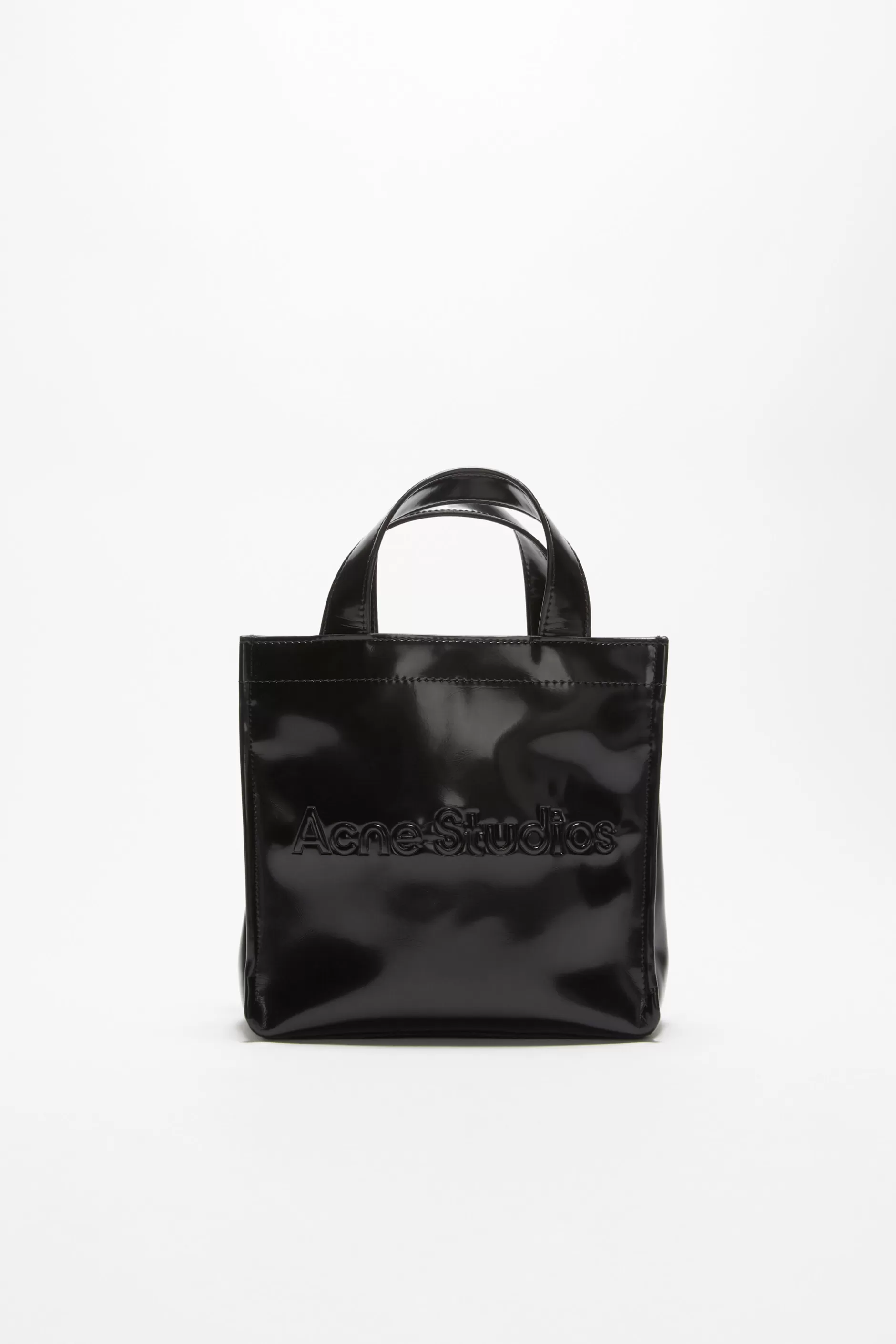 Acne Studios Mini-Tote Mit Logo Schwarz Outlet