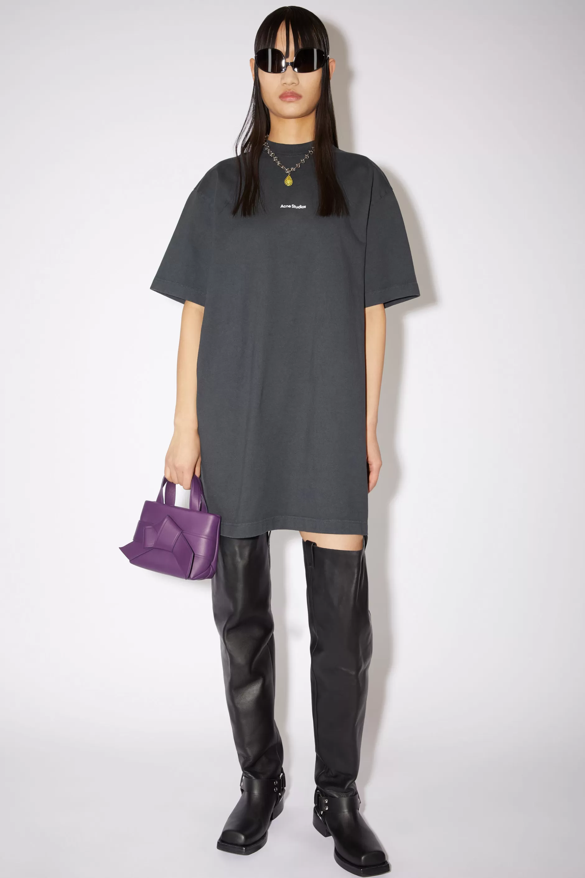 Acne Studios Musubi Micro Tote Violett-Lila Hot