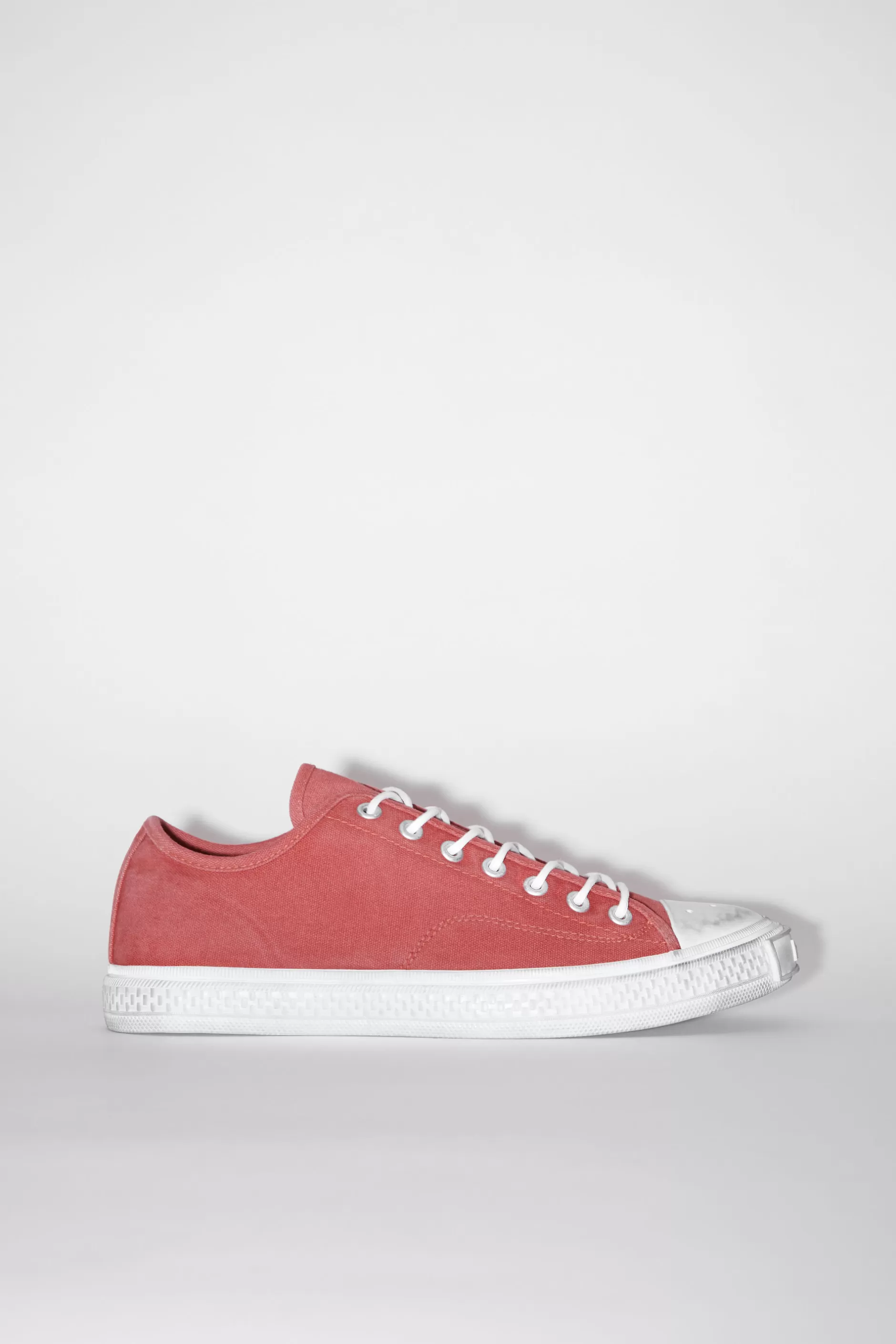 Acne Studios Niedrige Sneakers Kirschrot Sale