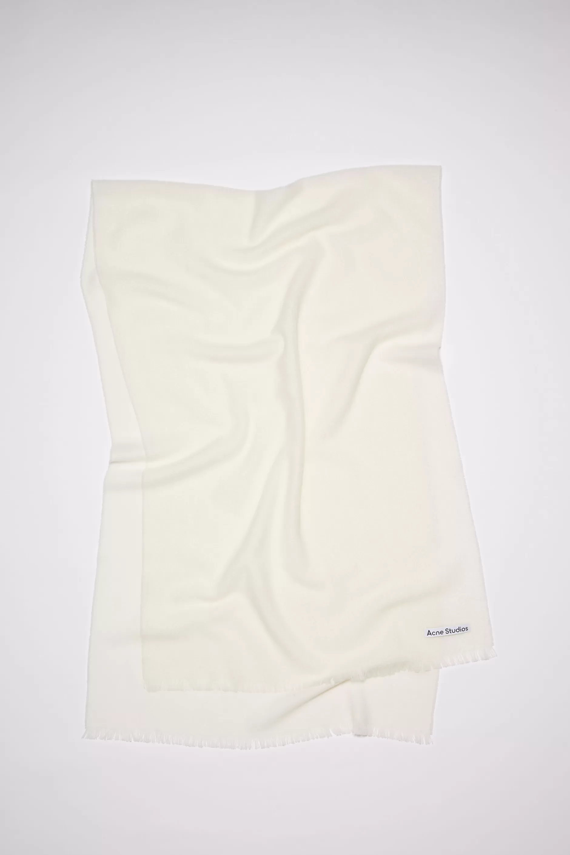 Acne Studios Oversized-Schal Aus Leichter Wolle Creme-Beige Outlet