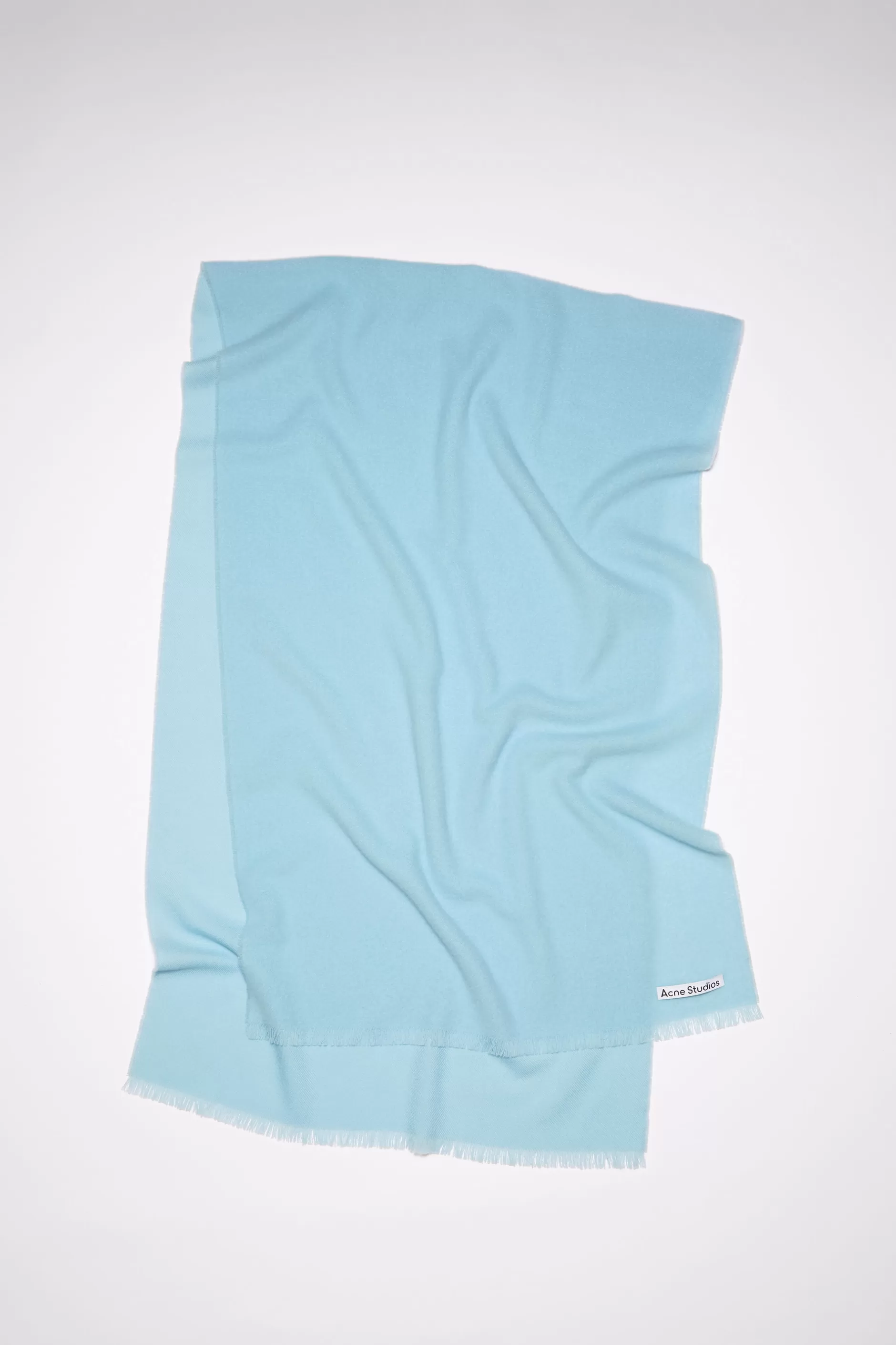 Acne Studios Oversized-Schal Aus Leichter Wolle Wasserblau Hot