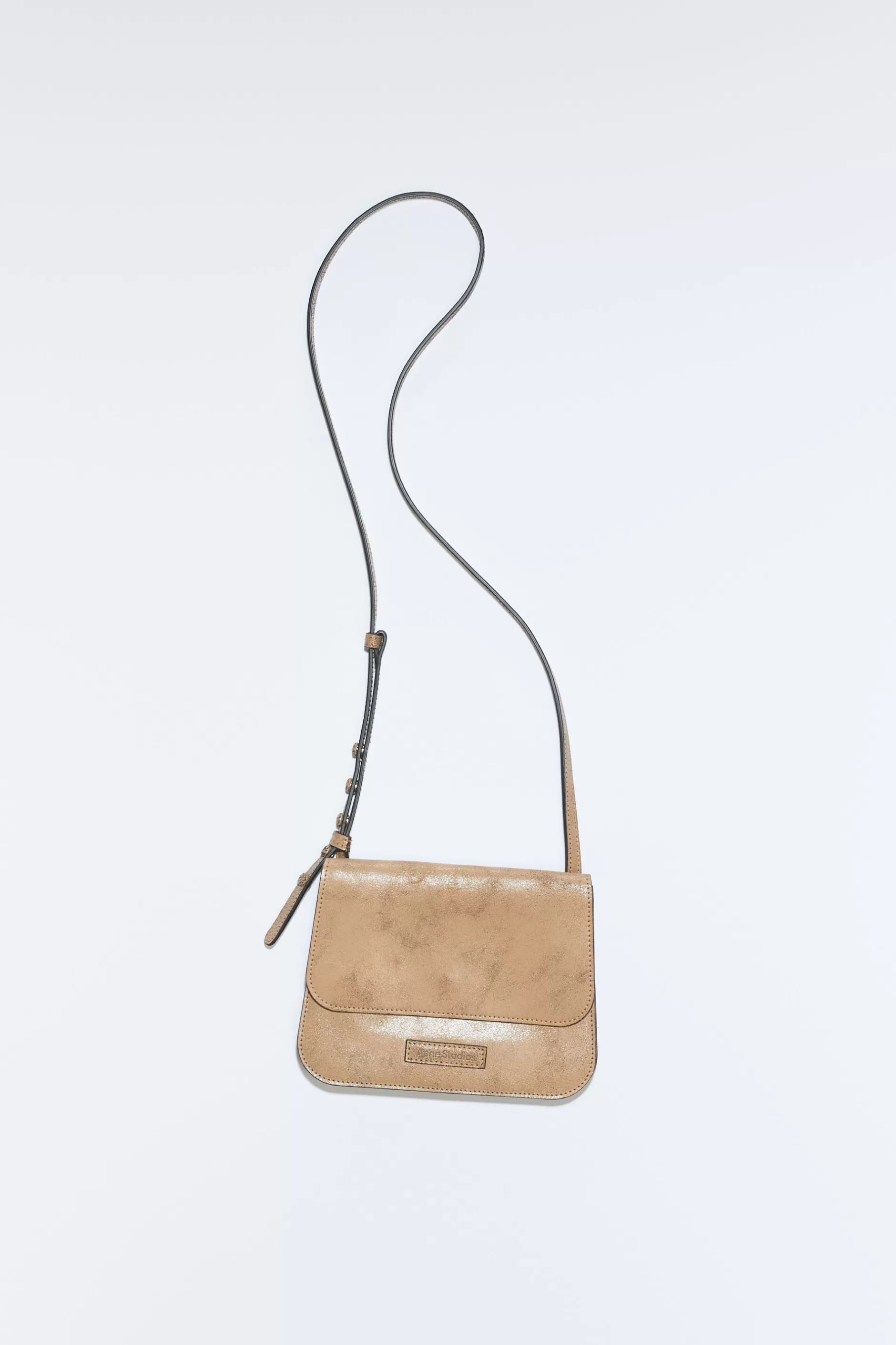 Acne Studios Platt Crossbody Bag Dark Beige Store