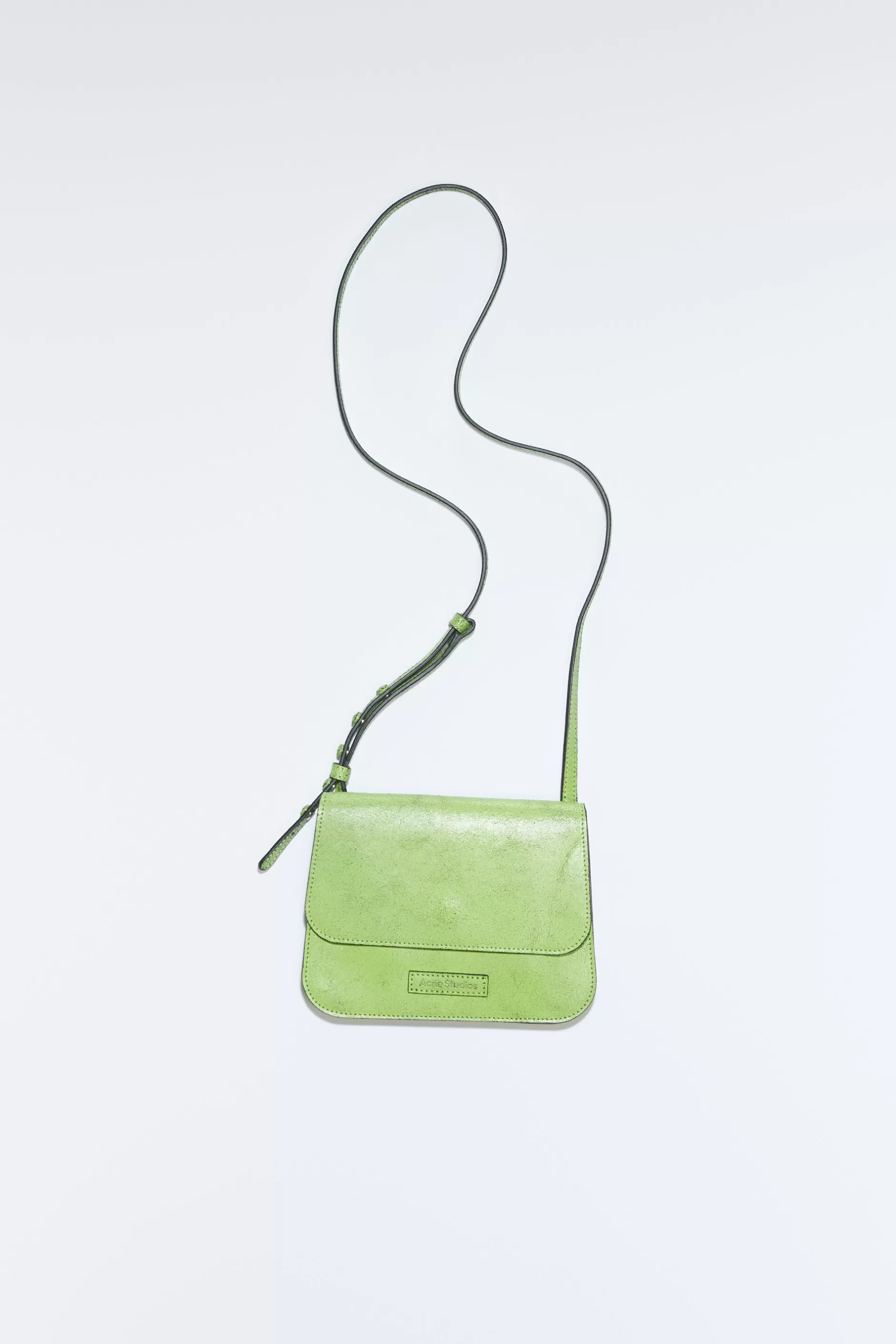 Acne Studios Platt Crossbody Bag Lime Green Cheap