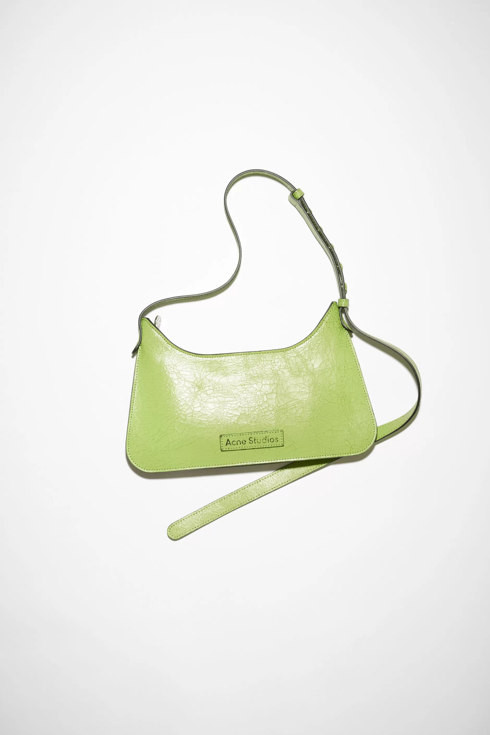 Acne Studios Platt Mini Shoulder Bag Lime Green Cheap