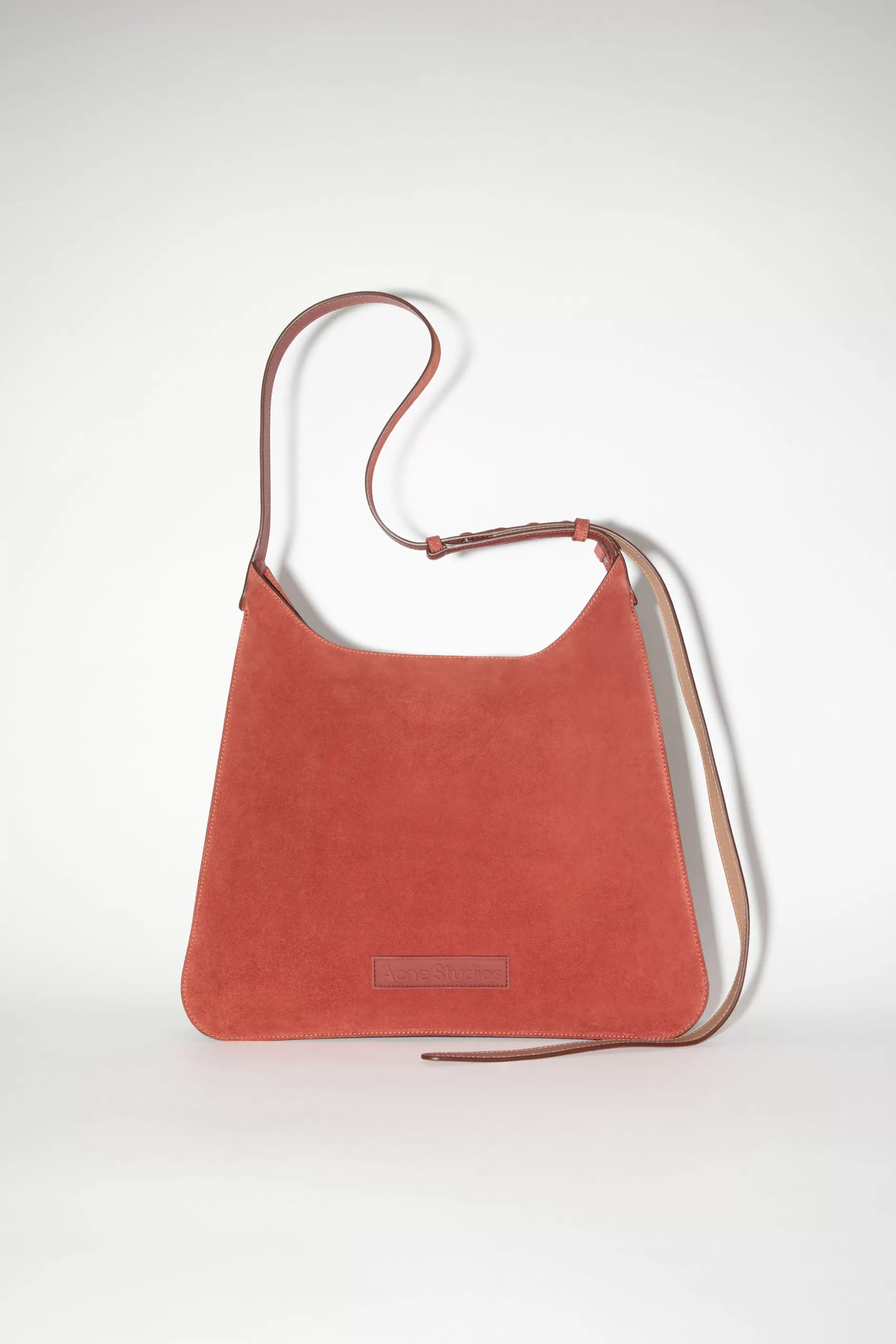 Acne Studios Platt Schultertasche Burgunderrot Store