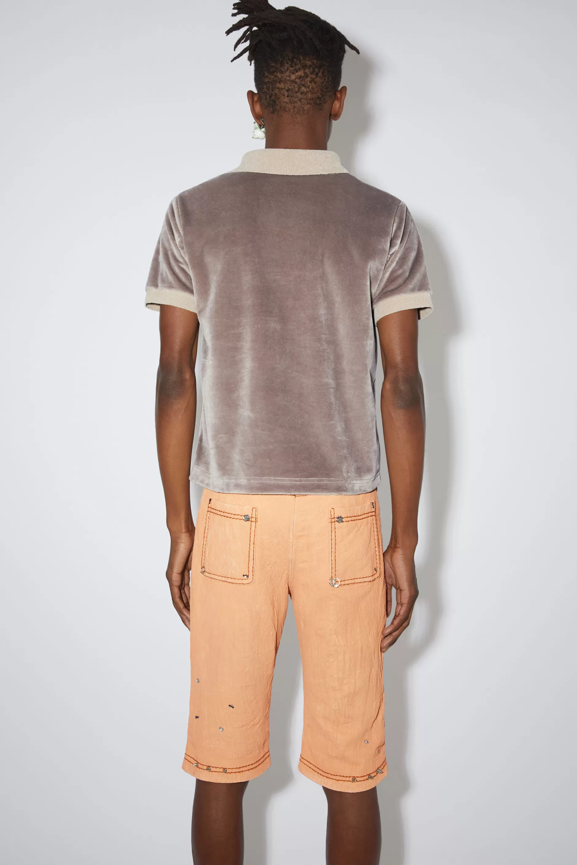 Acne Studios Polohemd Hellbraun Clearance