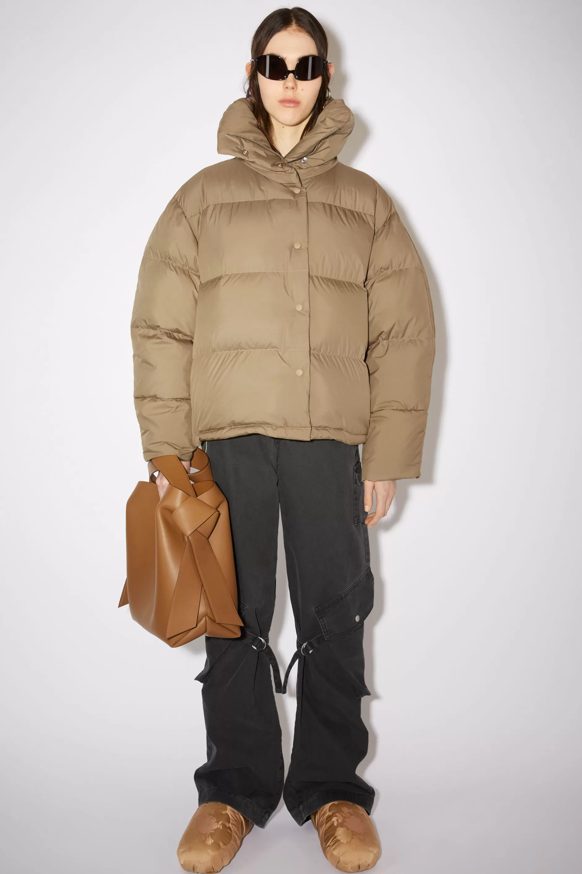 Acne Studios Pufferjacke Mit Daunen Jagergrun Hot