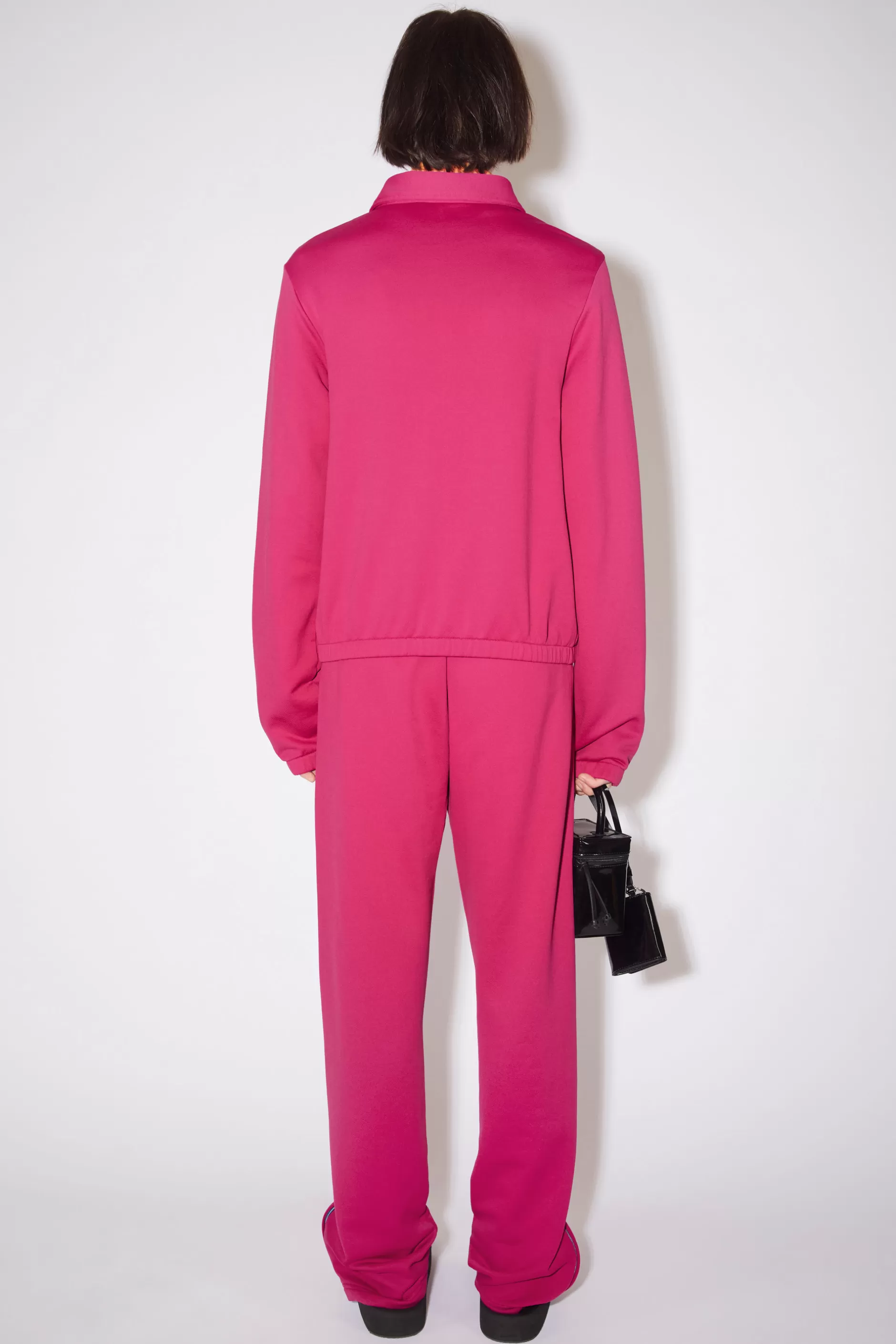 Acne Studios Pullover Mit Reisverschluss Aus Tech-Jersey Fuchsia Online