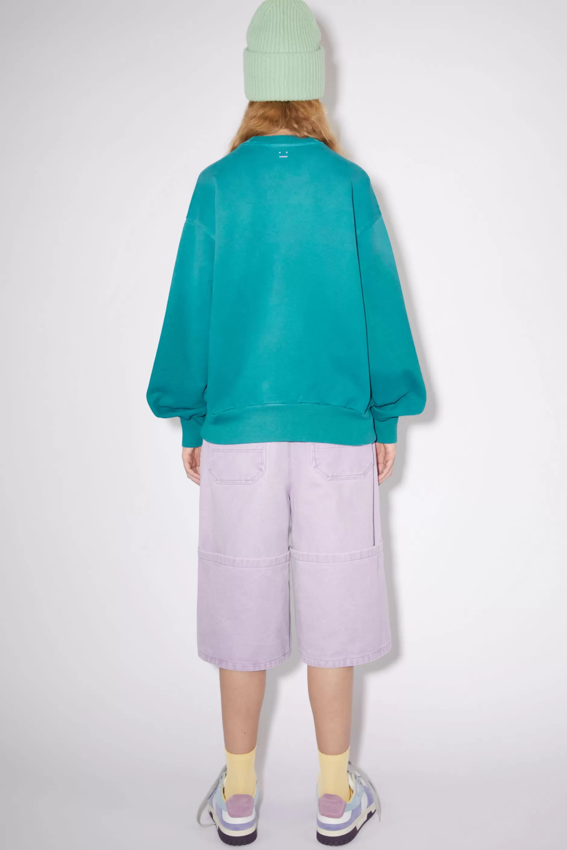 Acne Studios Pullover Mit Rundhalsausschnitt Seegrun Cheap