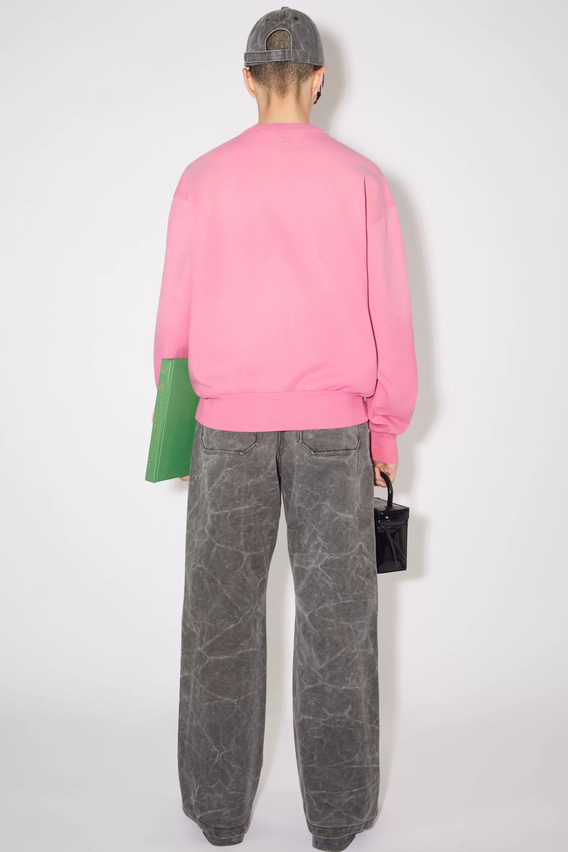 Acne Studios Pullover Mit Rundhalsausschnitt Kaugummirosa Best