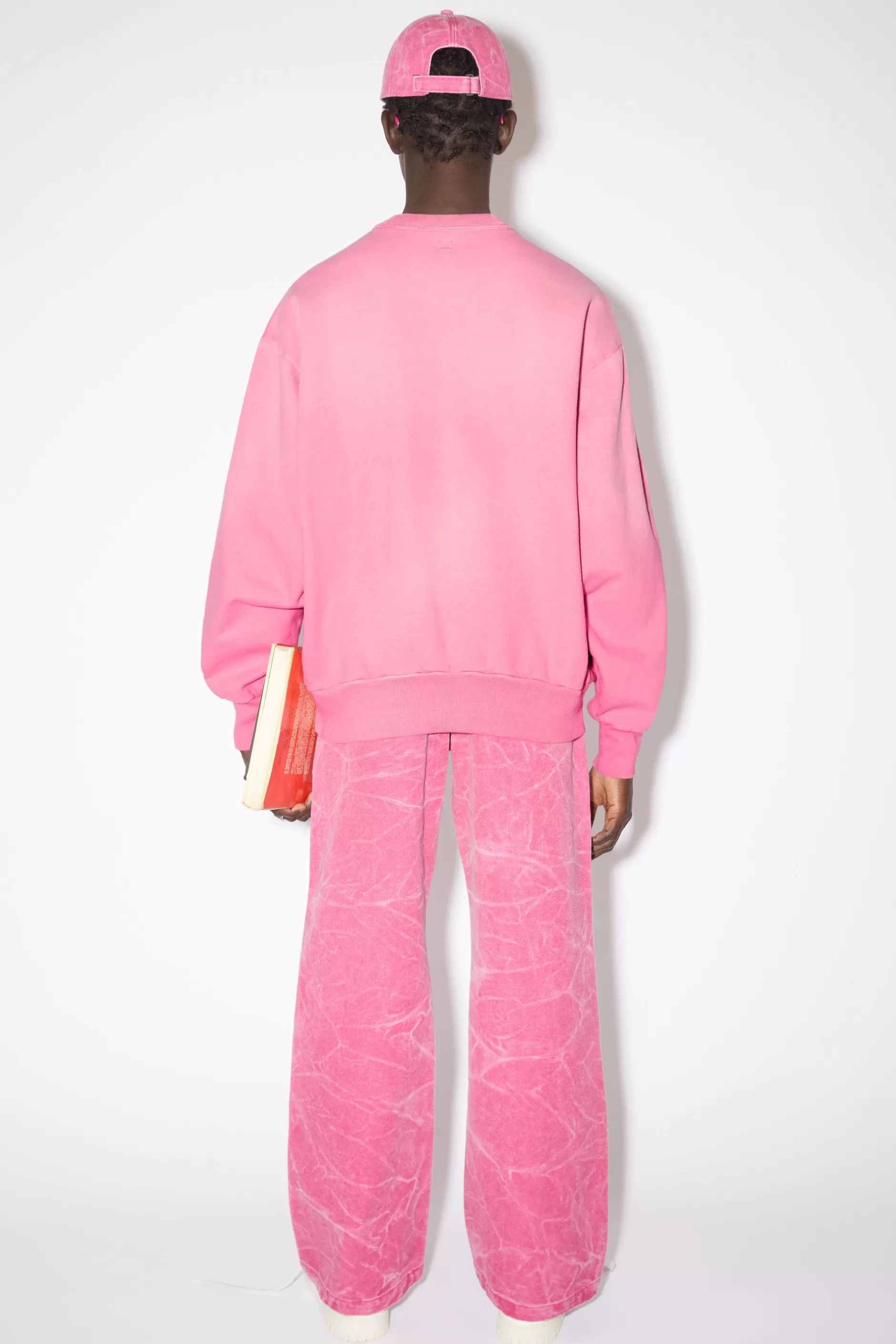 Acne Studios Pullover Mit Rundhalsausschnitt Kaugummirosa Shop