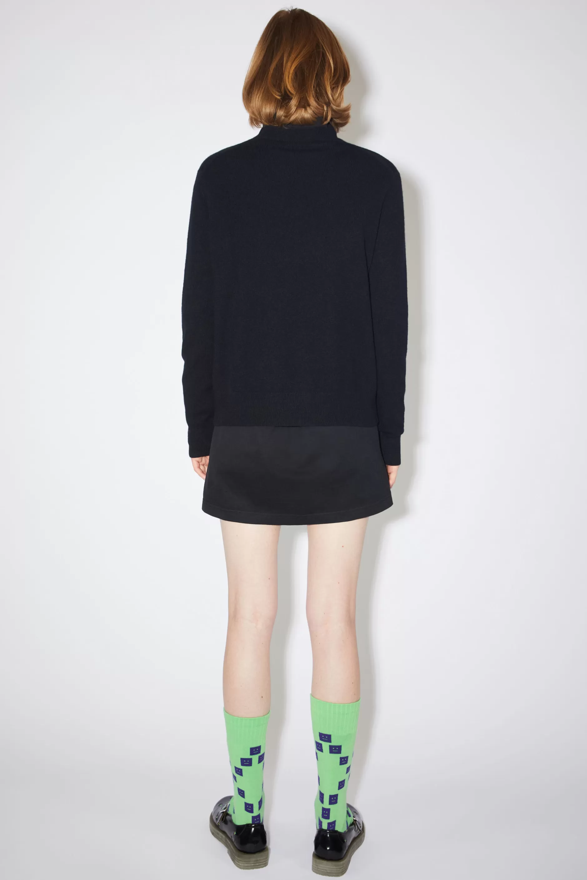 Acne Studios Pullover Mit Rundhalsausschnitt Schwarz Cheap